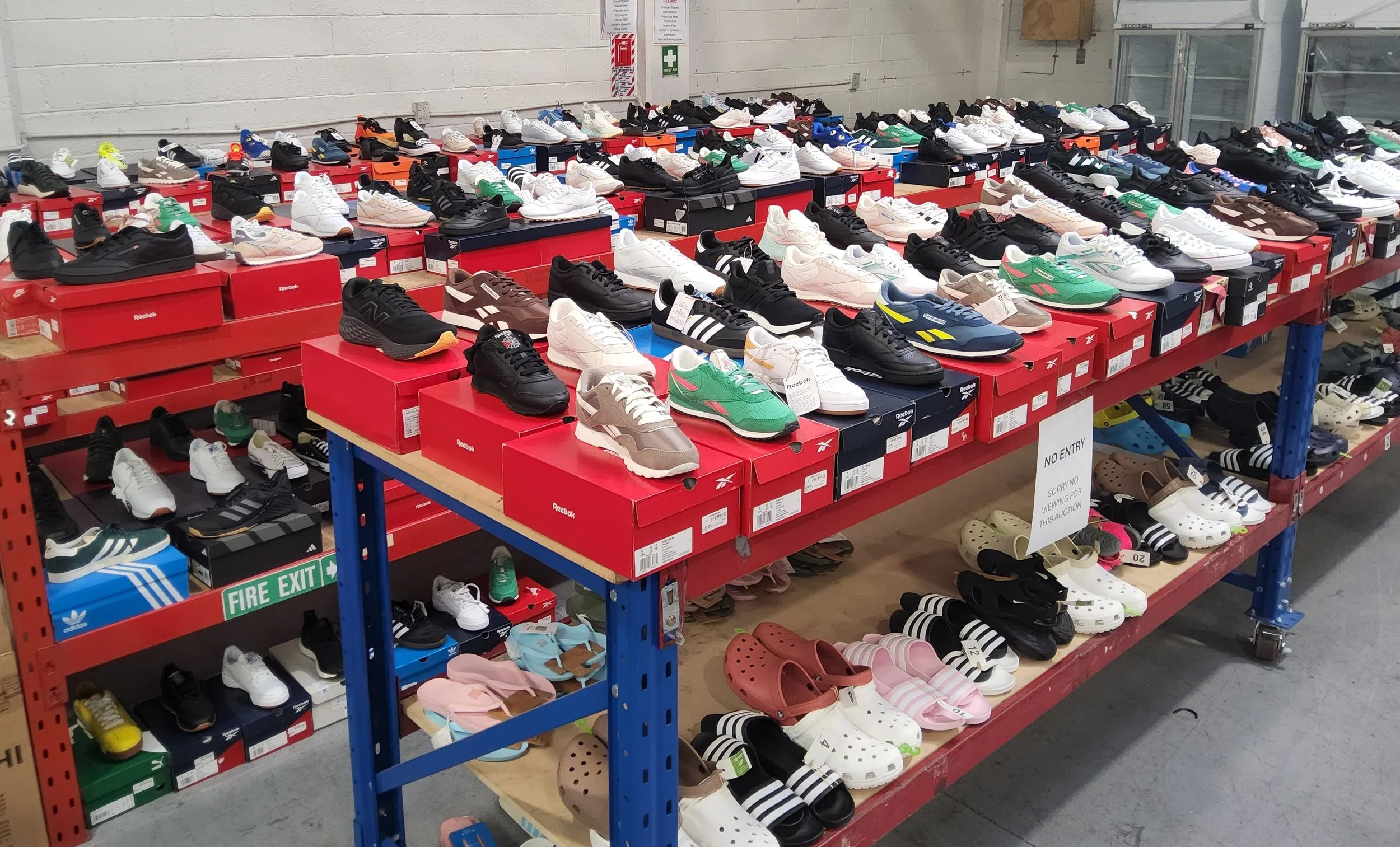 Major Sportswear &amp; Equipment Retailer Liquidation Shoe Auction (Viewing Unavailable For This Auction)