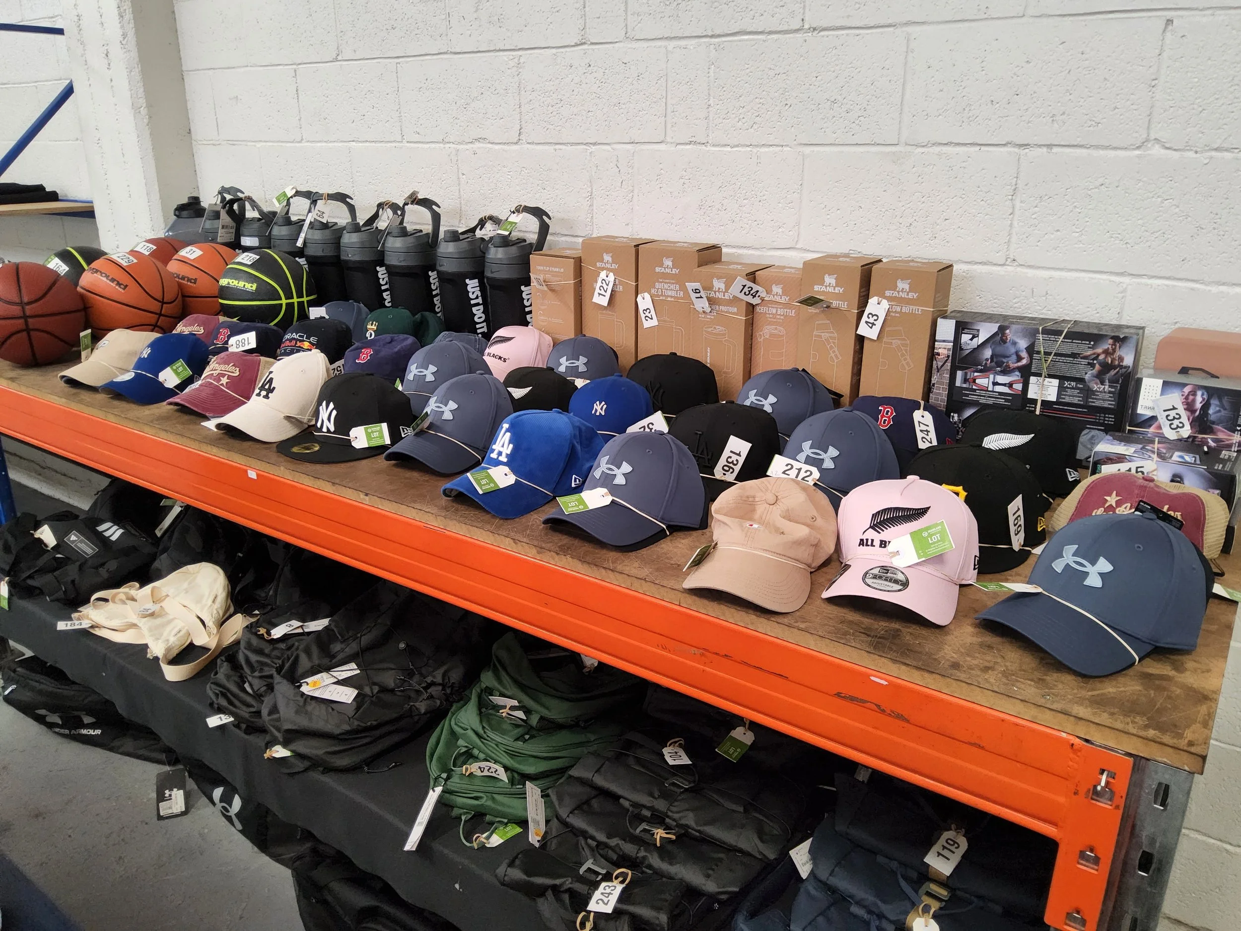 Major Sportswear &amp; Equipment Retailer Liquidation Clothing &amp; Sports Accessories (viewing unavailable for this auction, see specific pick up times) 