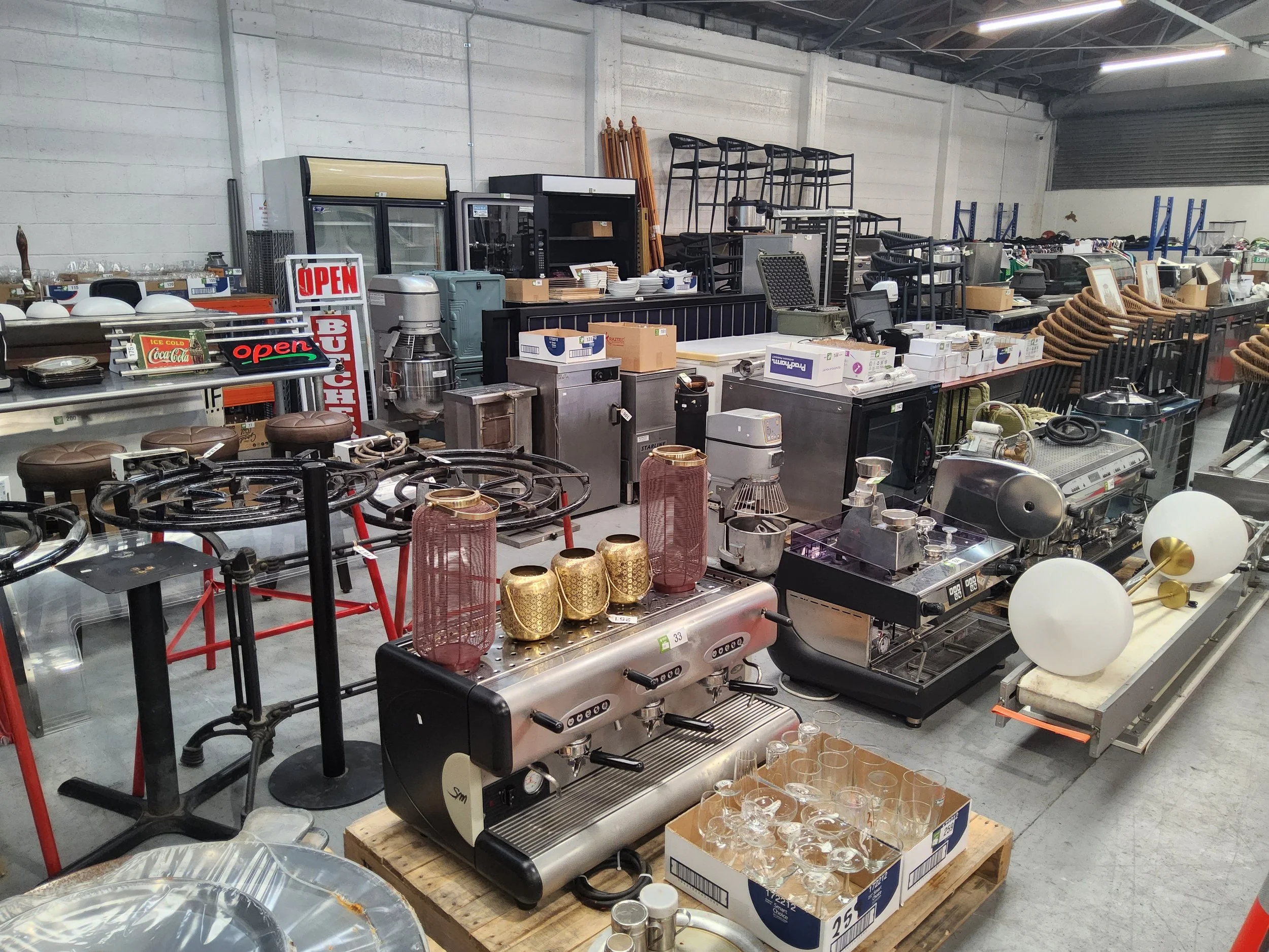 CBD Cafe Closure, Espresso Machines &amp; Food Processing Equipment