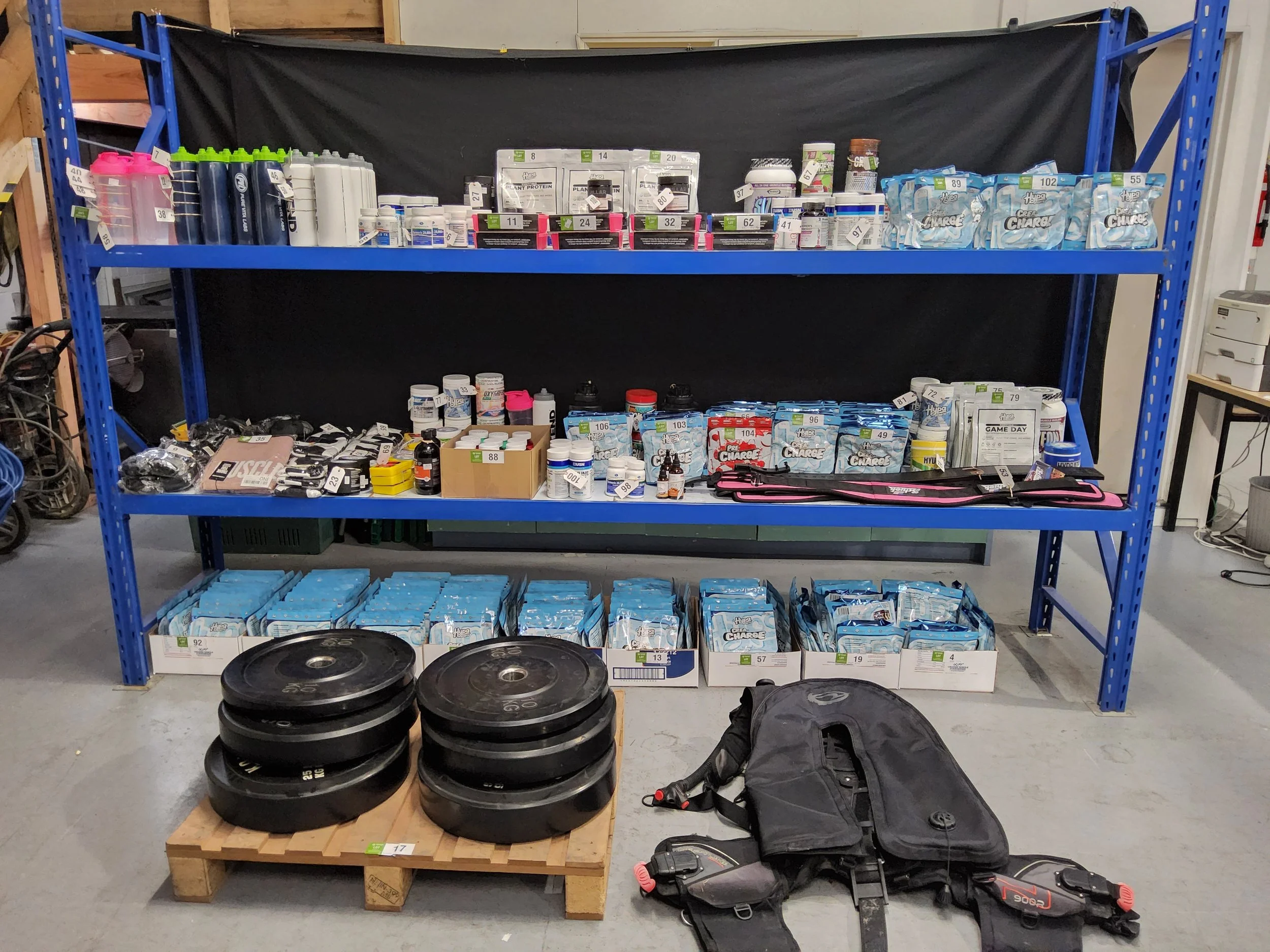 Sport Supplements &amp; Accessories Liquidation Auction
