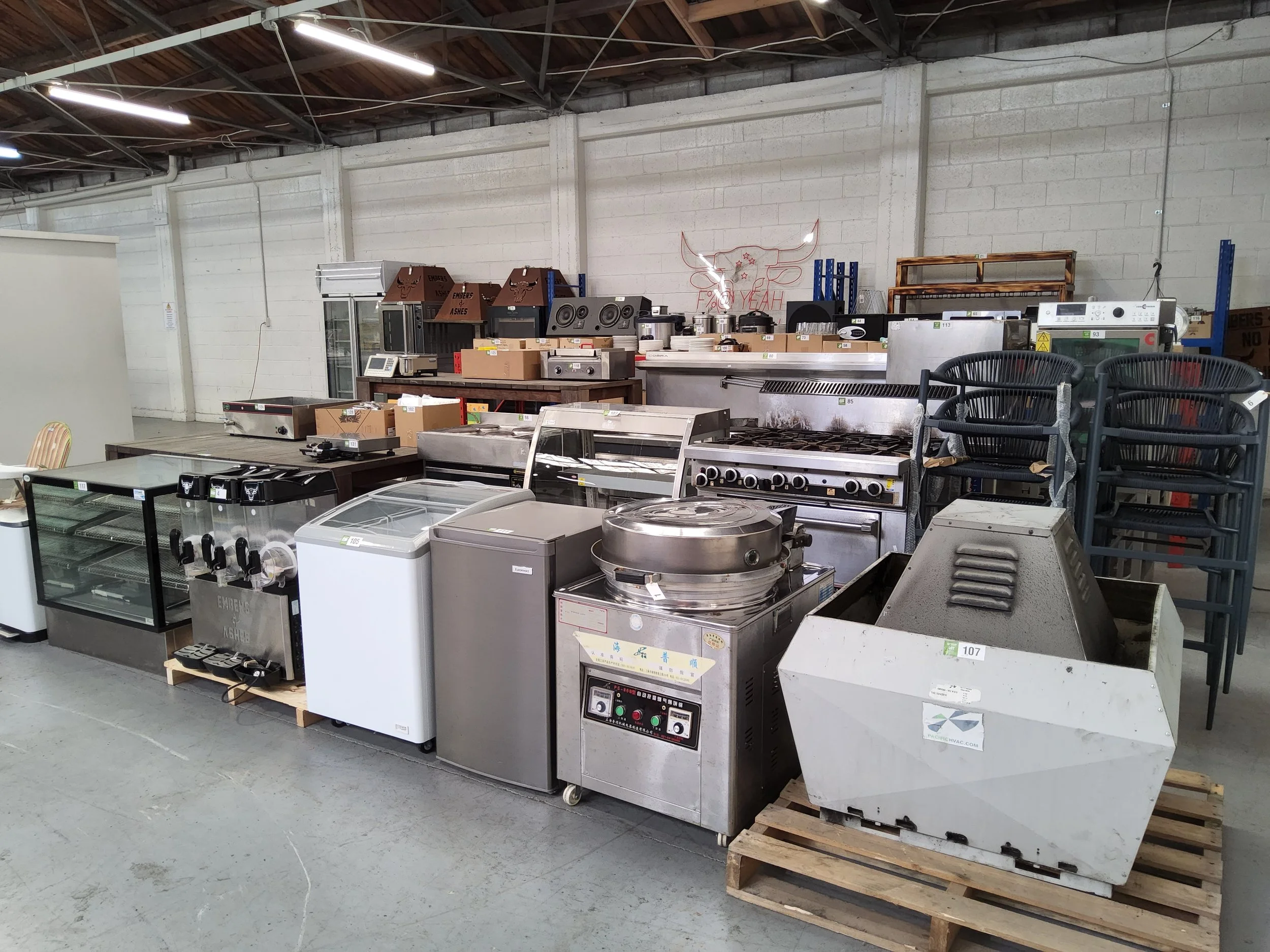 Final Embers And Ashes Hospitality Plant And Equipment And More