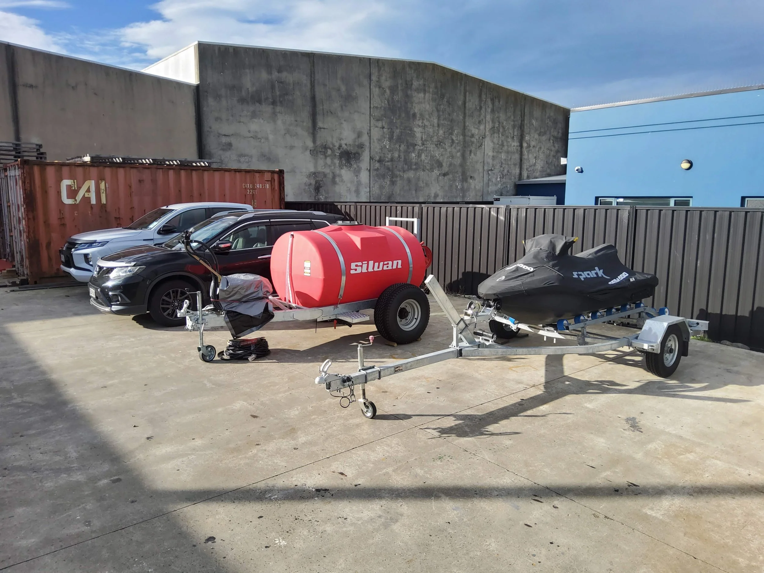 2022 Mitsubishi Triton, 2015 Nissan X-Trail, Sea-Doo Spark Jetski, New Silvan Commercial Sprayer&amp; New E-Bikes