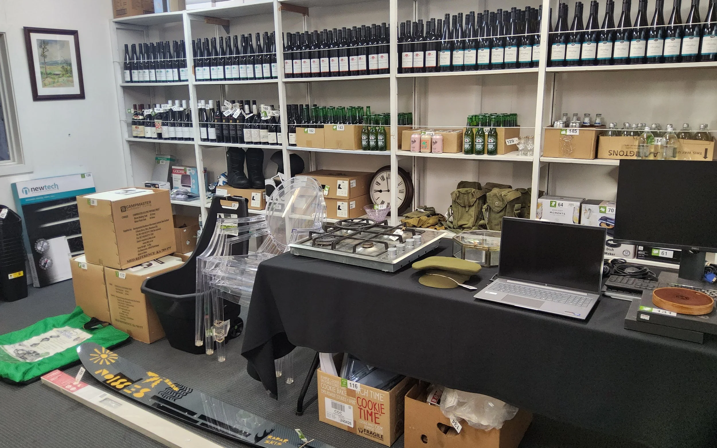 Freight Claim Furniture &amp; Homewares, Assorted Alcohol &amp; North Canterbury Wine