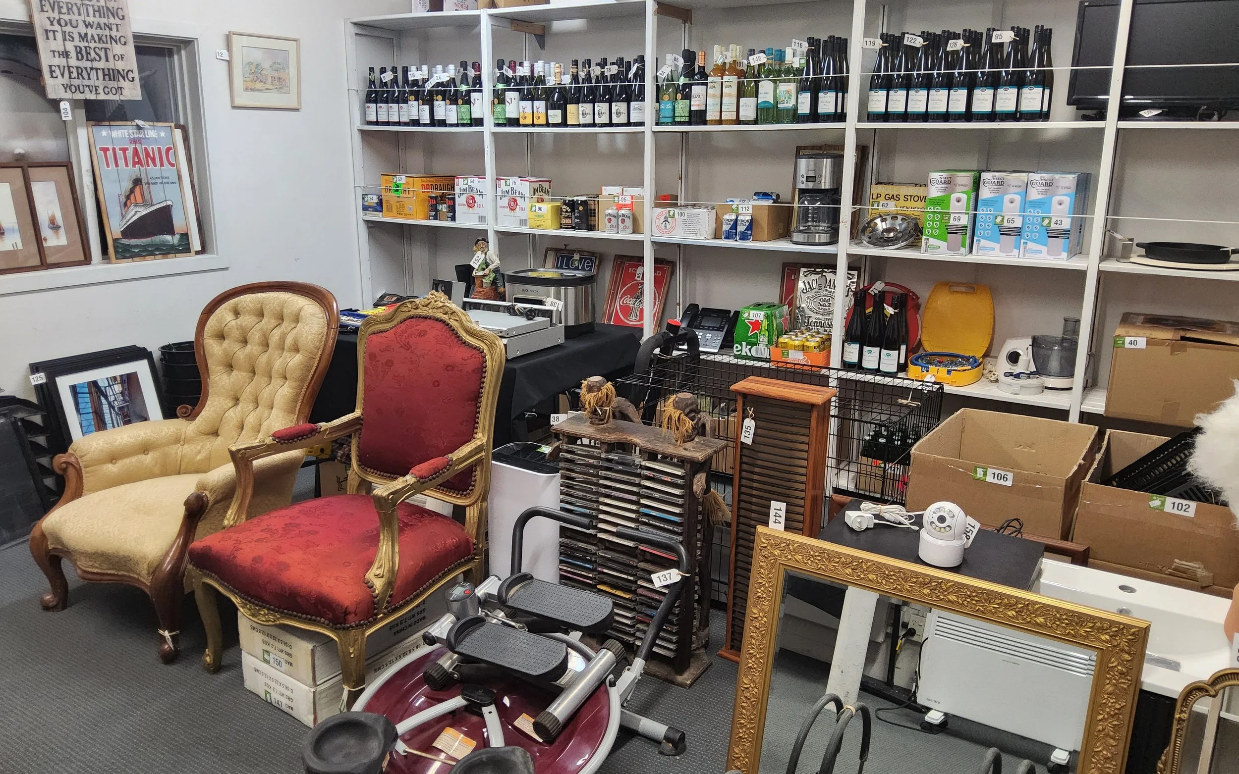 Assorted Alcohol, Artworks, Home Accessories &amp; More