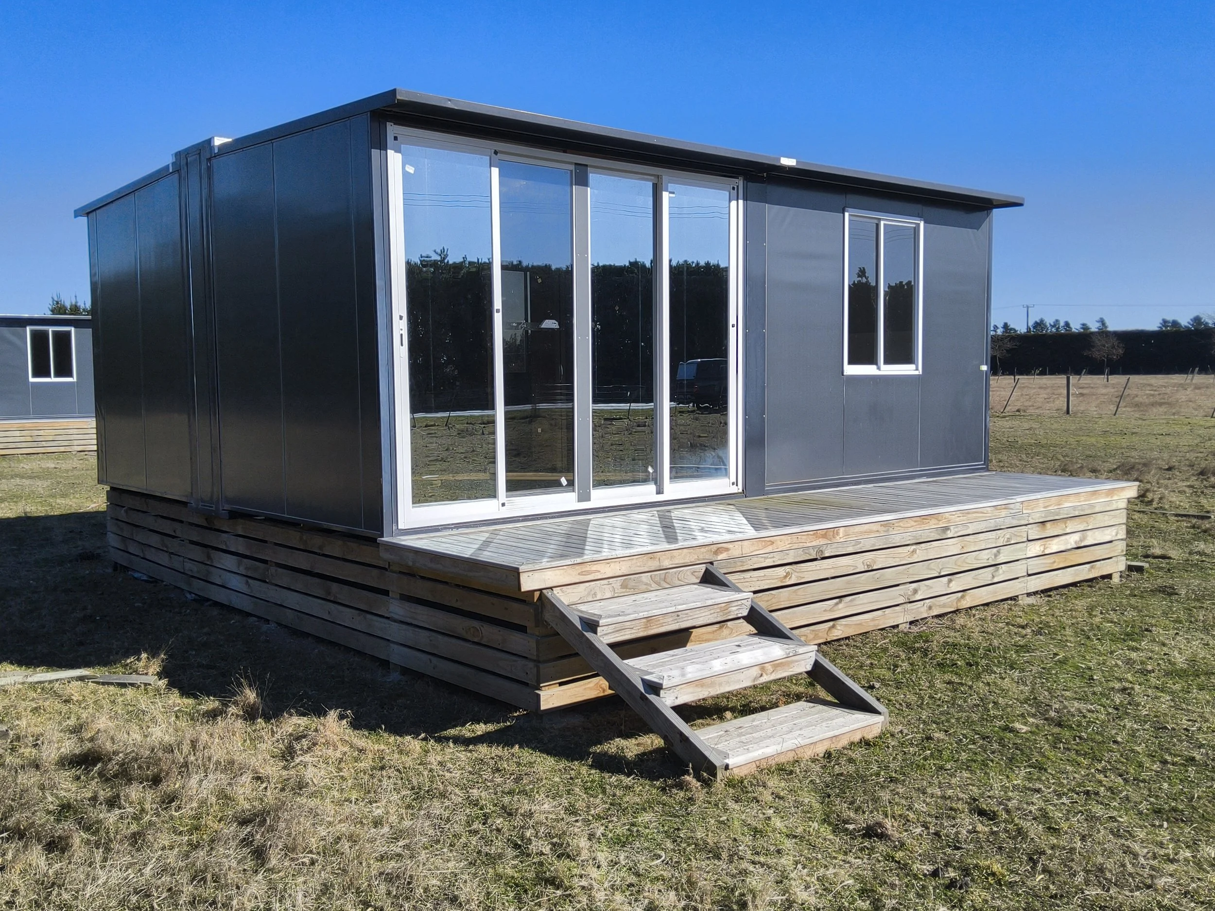 Modular Homes on Piles with Decking (3). Located in North Canterbury