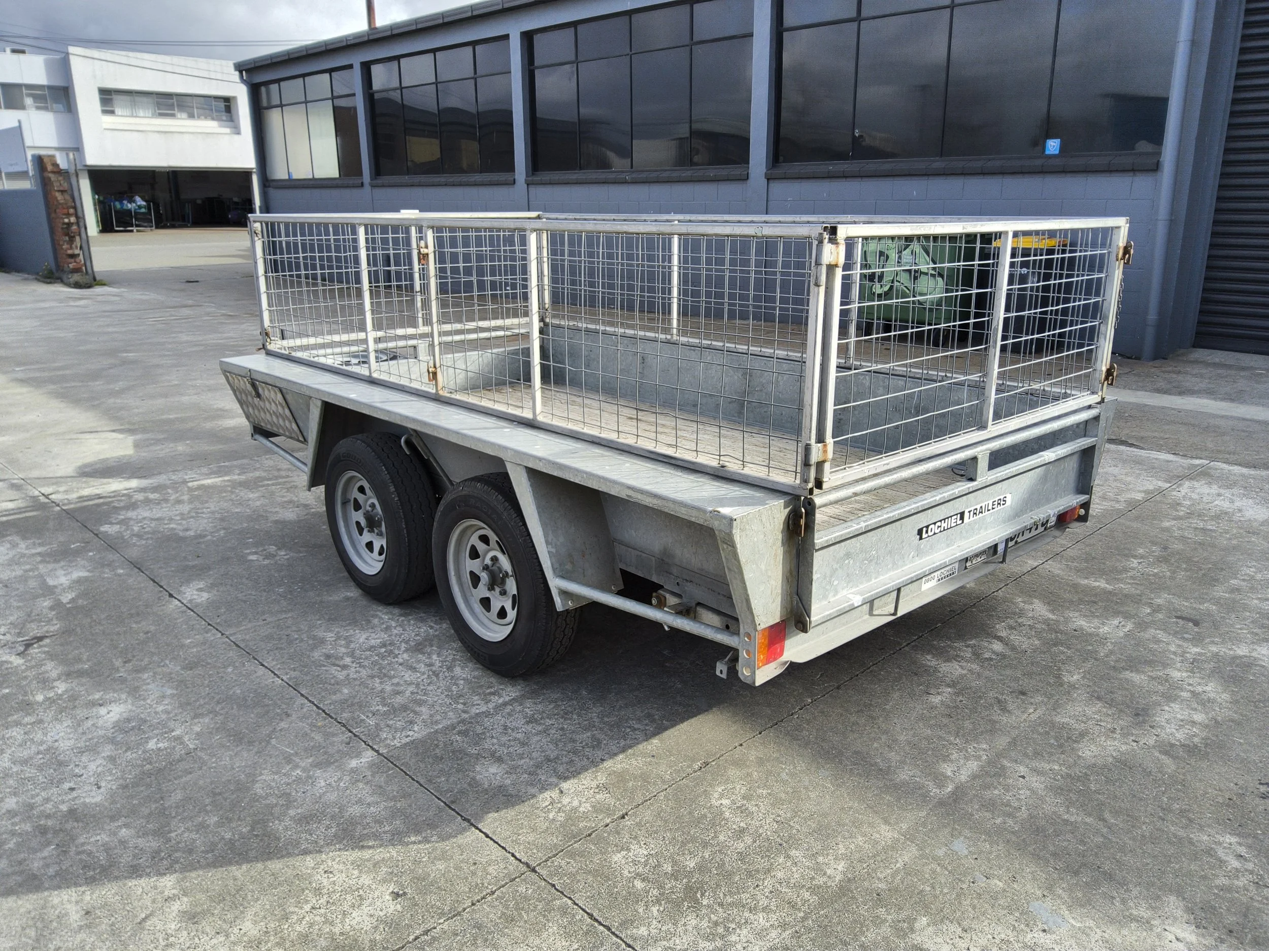 Tandem Cage Trailer &amp; Construction Yard Clearance