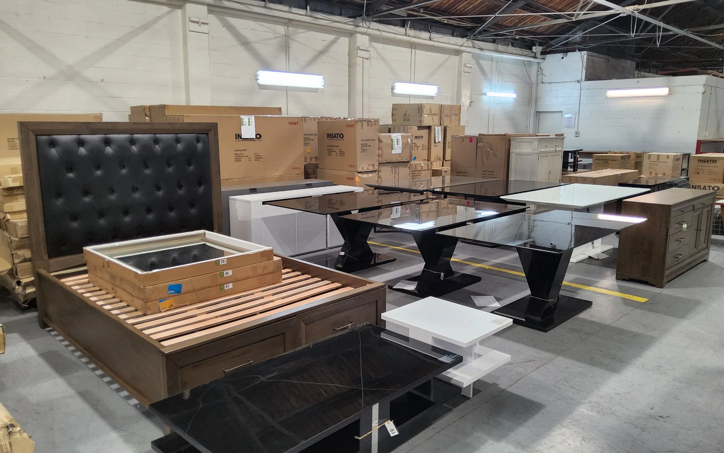 New Contemporary Home Furniture - Insurance Claim &amp; New Sleepyhead Mattresses