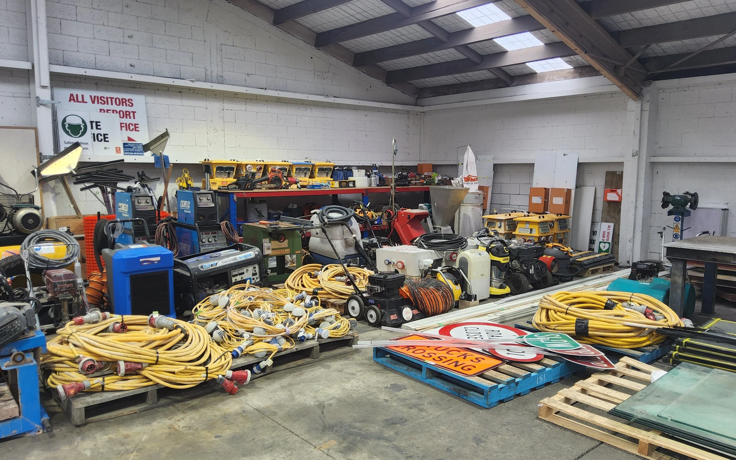 Developers Electrical Site Safety Equipment, Engineering Equipment, New European Large Format Tiles &amp; More