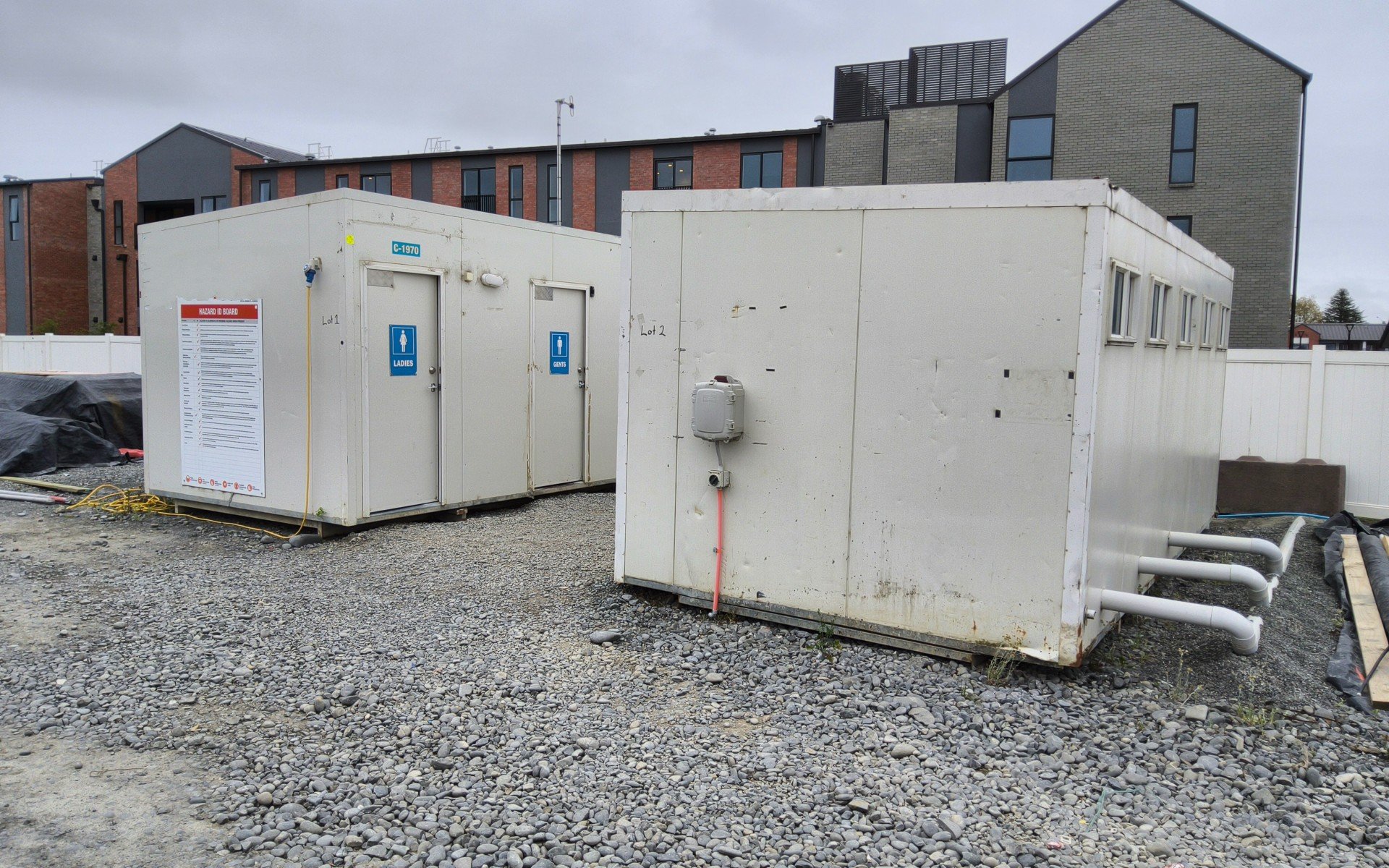Relocatable Worksite Toilet Blocks (2) Onsite Location (View by appointment only)
