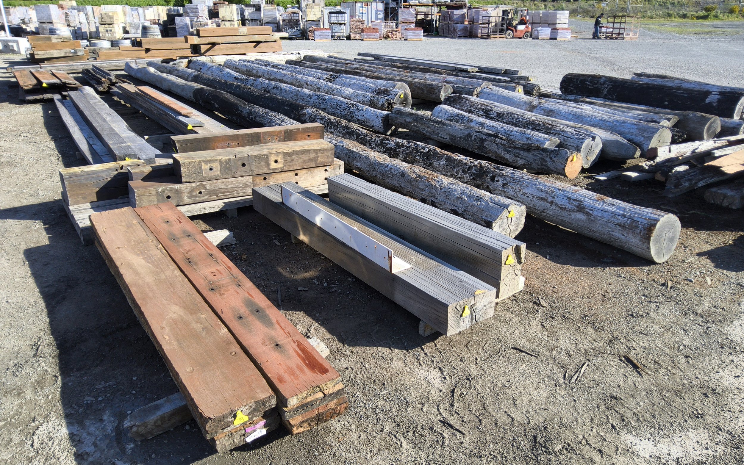 Australian &amp; European Rustic Hard &amp; Softwood Beams, Sleepers, Poles etc.