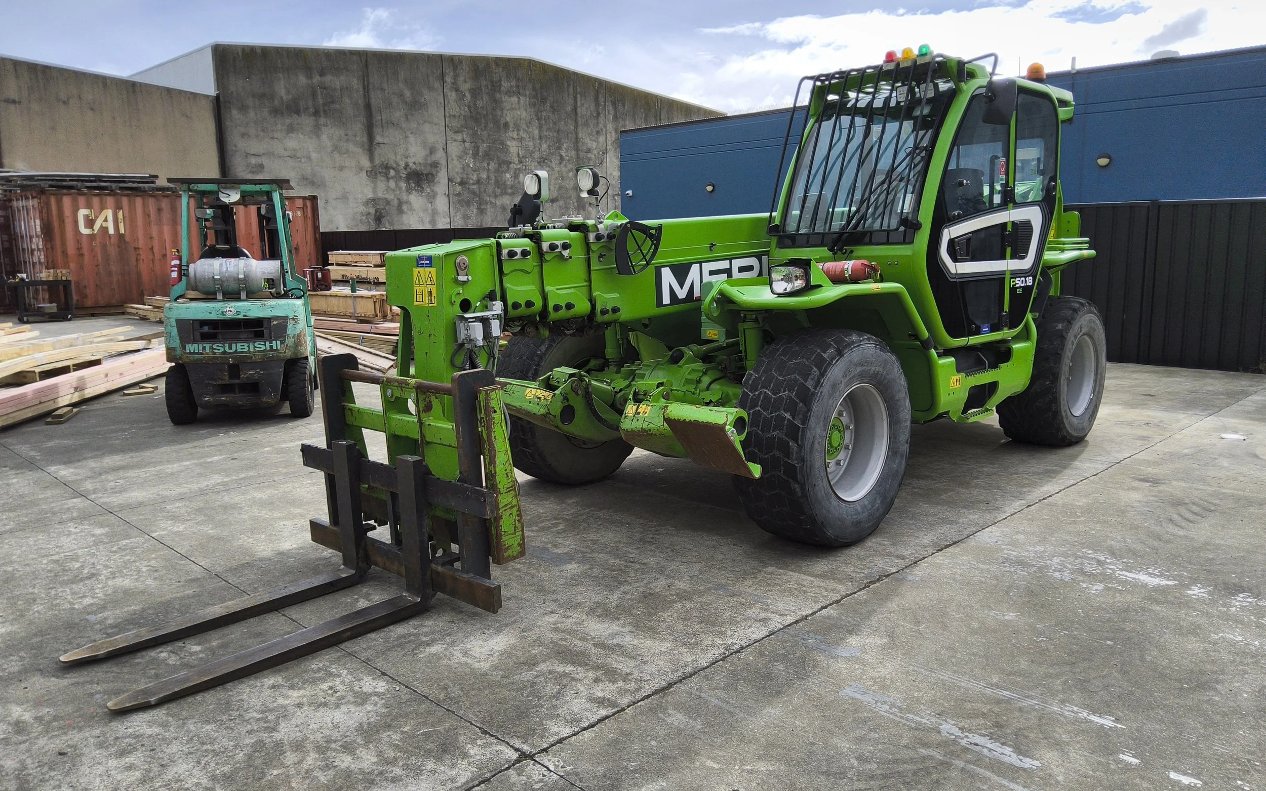 Merlo P50.18 Telehandler &amp; Attachments, Ditch Witch walk behind Trencher