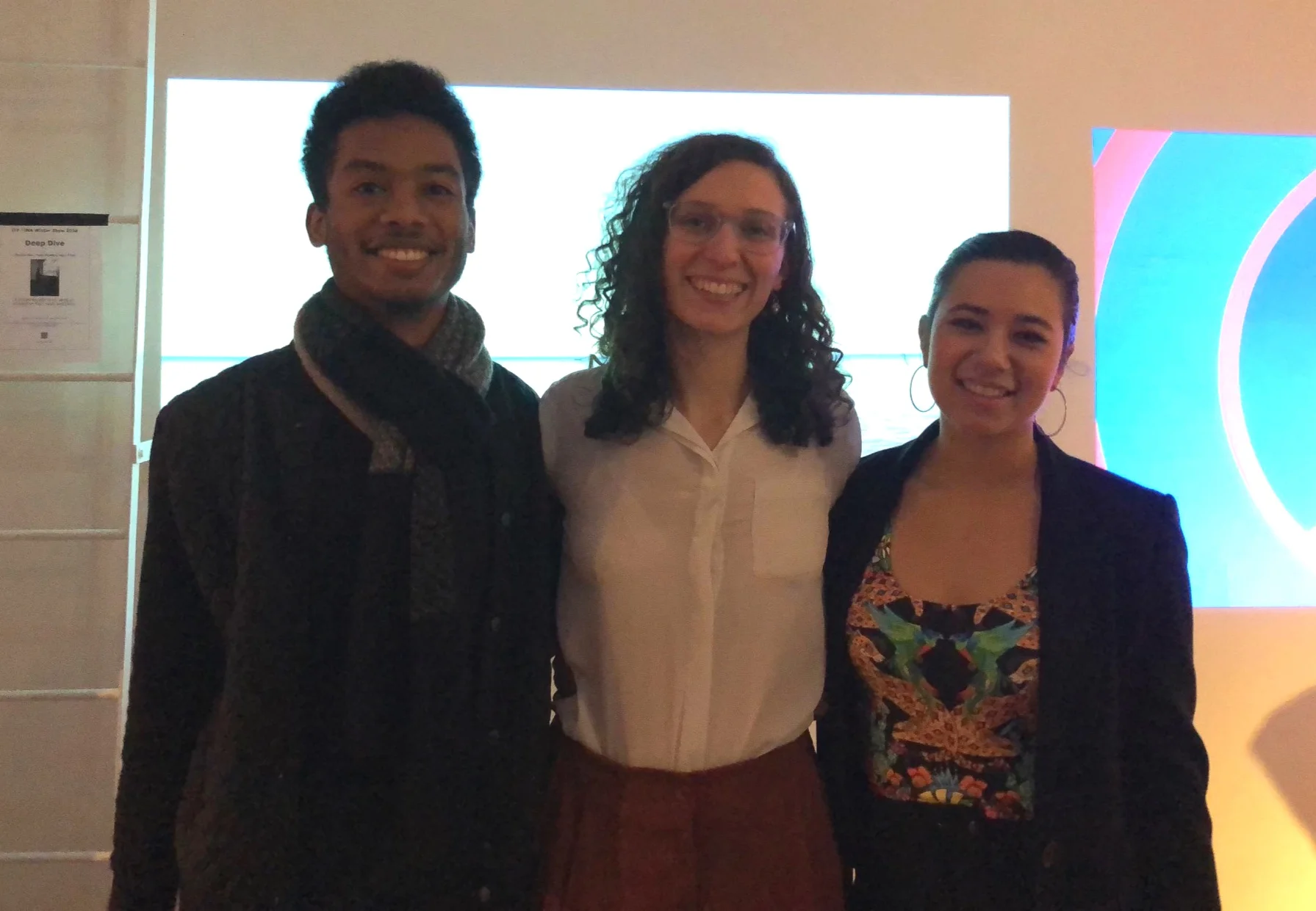 The Deep Dive team: Dylan Dawkins, Cara Neel, Maya Pruitt