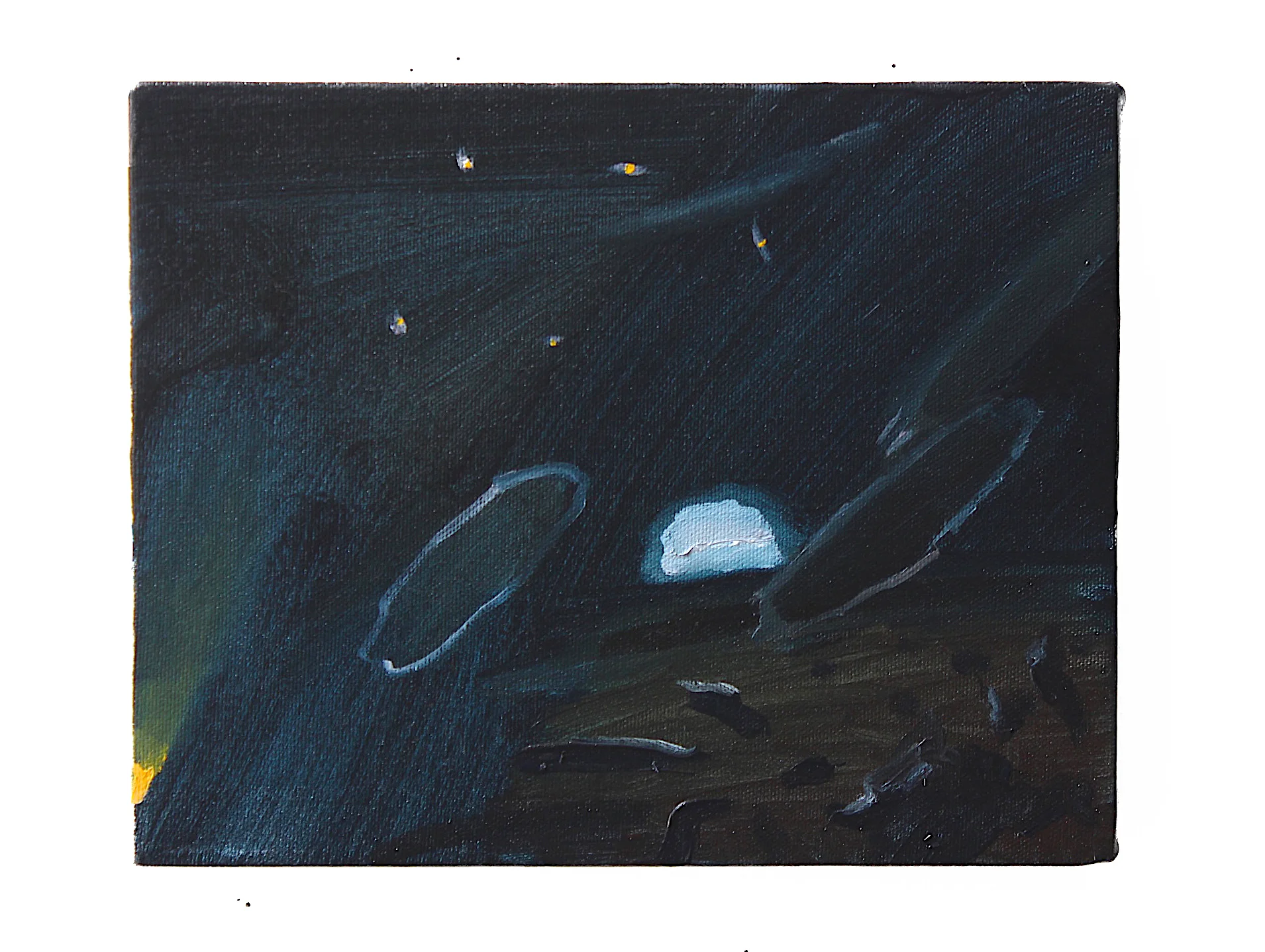 pleiades , oil on canvas, 10” x 8”, 2014
