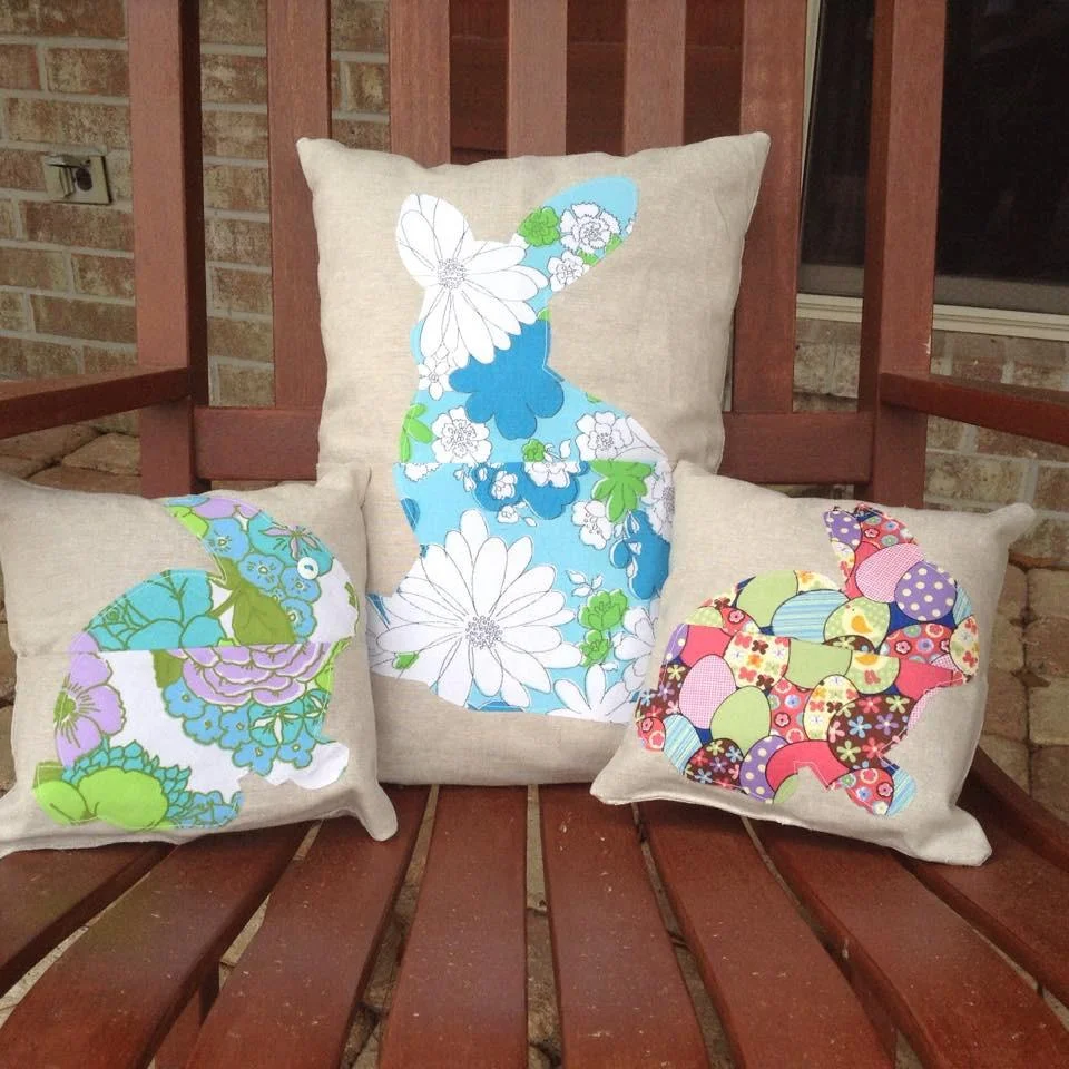 easter bunny pillows