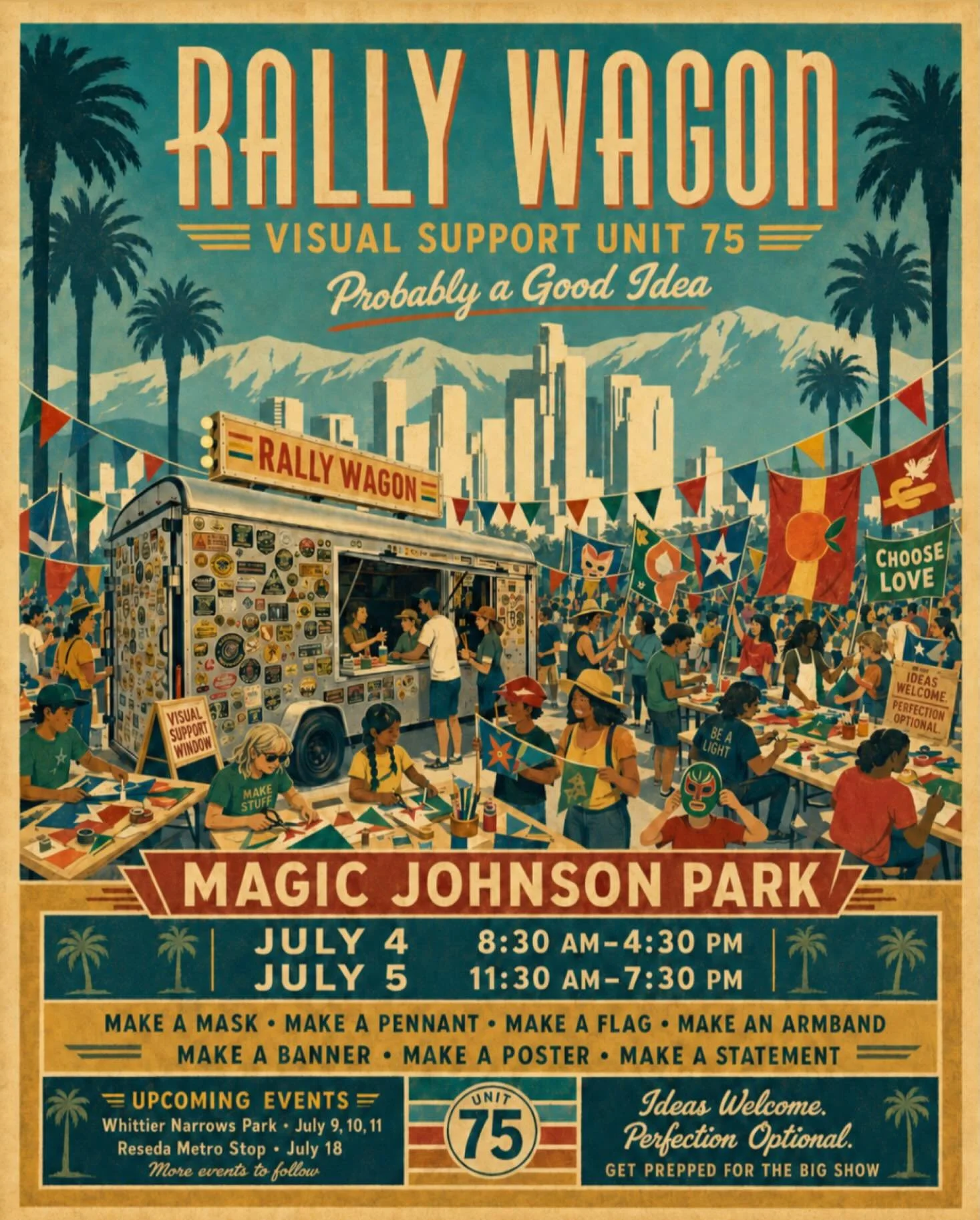See you out at MJ Park July 4-5. Heaps of crazy stuff going on out there both days. 💥🎤🥁🎧🎶🏆✂️🎪⚽️🥅🏟️ Tickets are free but you must grab em before you arrive. More details to come. 

Quit laggin&rsquo; and jump on the WAGON!!