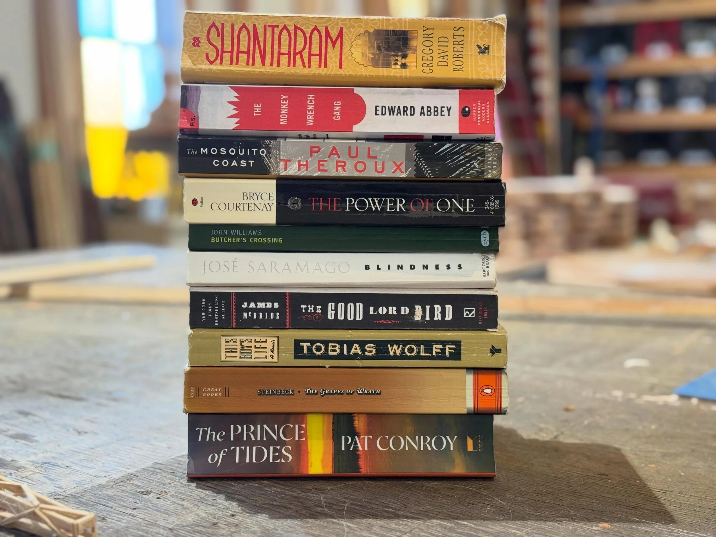 Instantly received a handful of questions about my top books in that last post.  So&hellip;

@readstackrepeat Top Ten stories from the last STACK. Pick up any one of these, kick back, and start hallucinating. 🤯 📚🏆