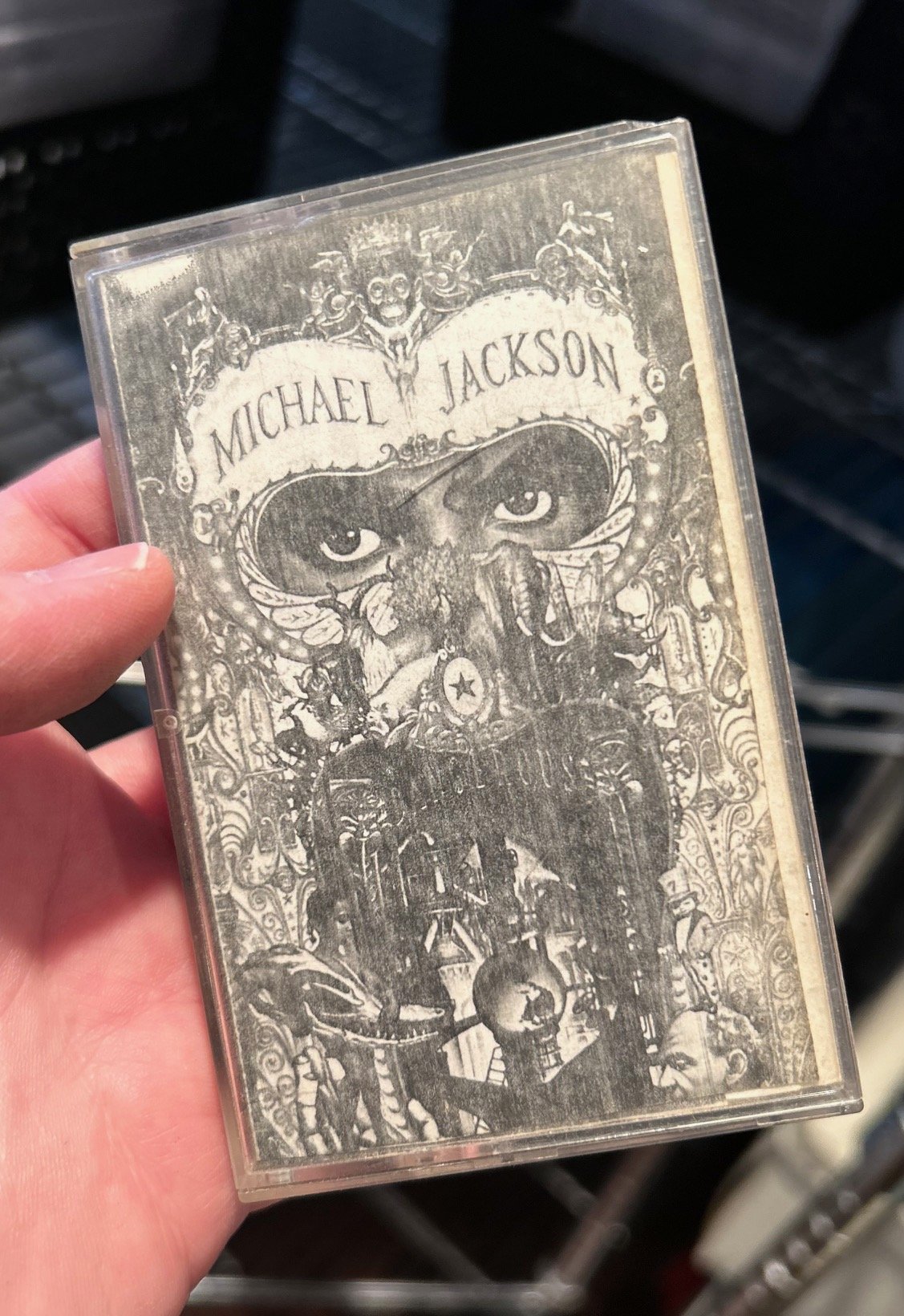    My copy of Michael Jackson’s Dangerous. One of the very few things I’d brought over with me. It saw me through some of the hardest days of Year One.   