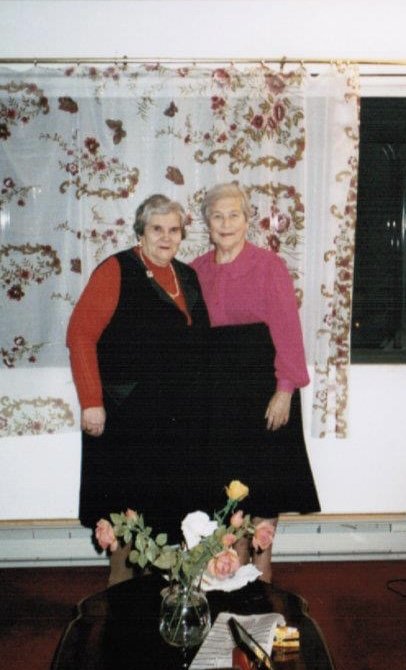    My grandmas in 1995.   