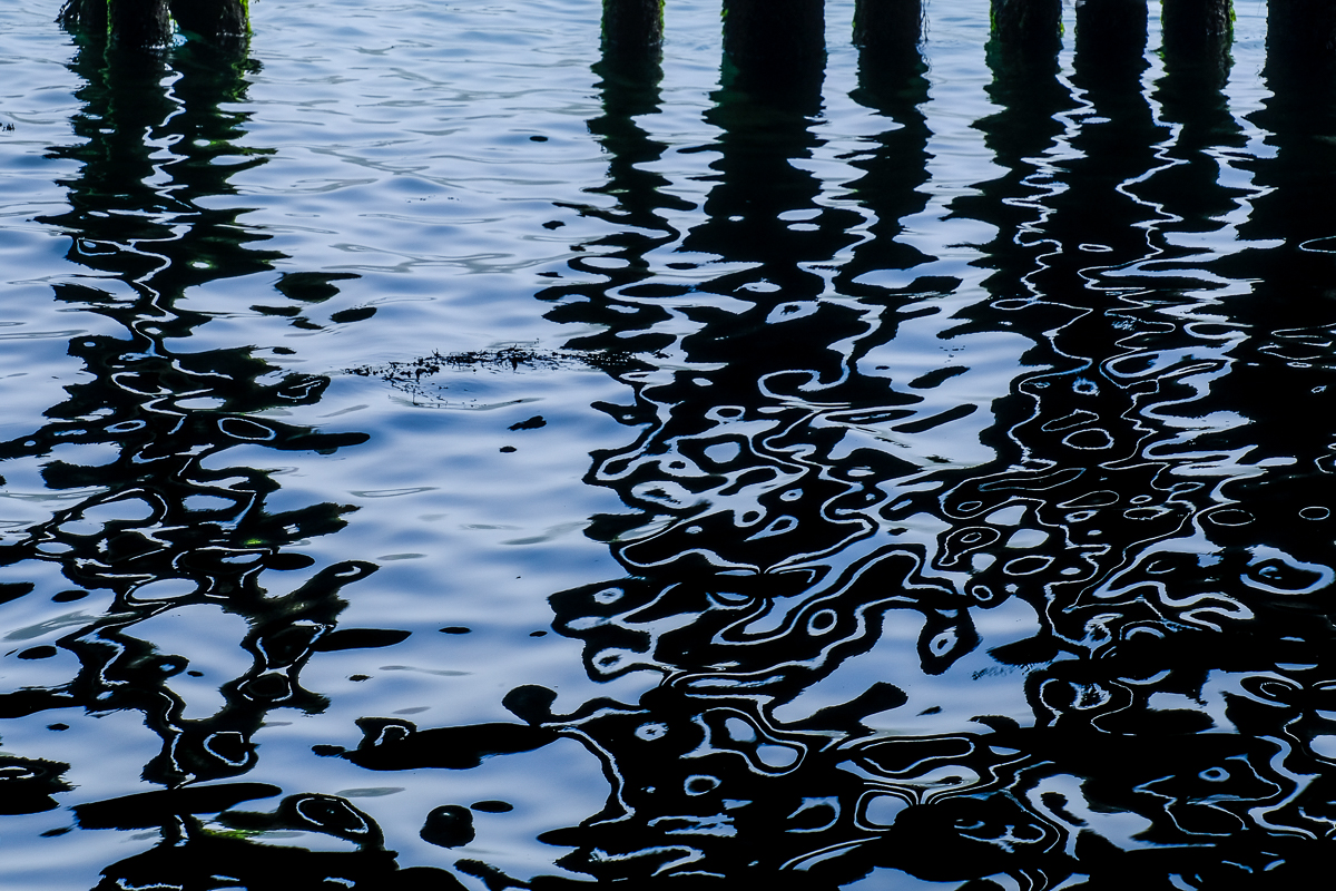 UNDER THE PIER 2, Rockport Harbor, Maine