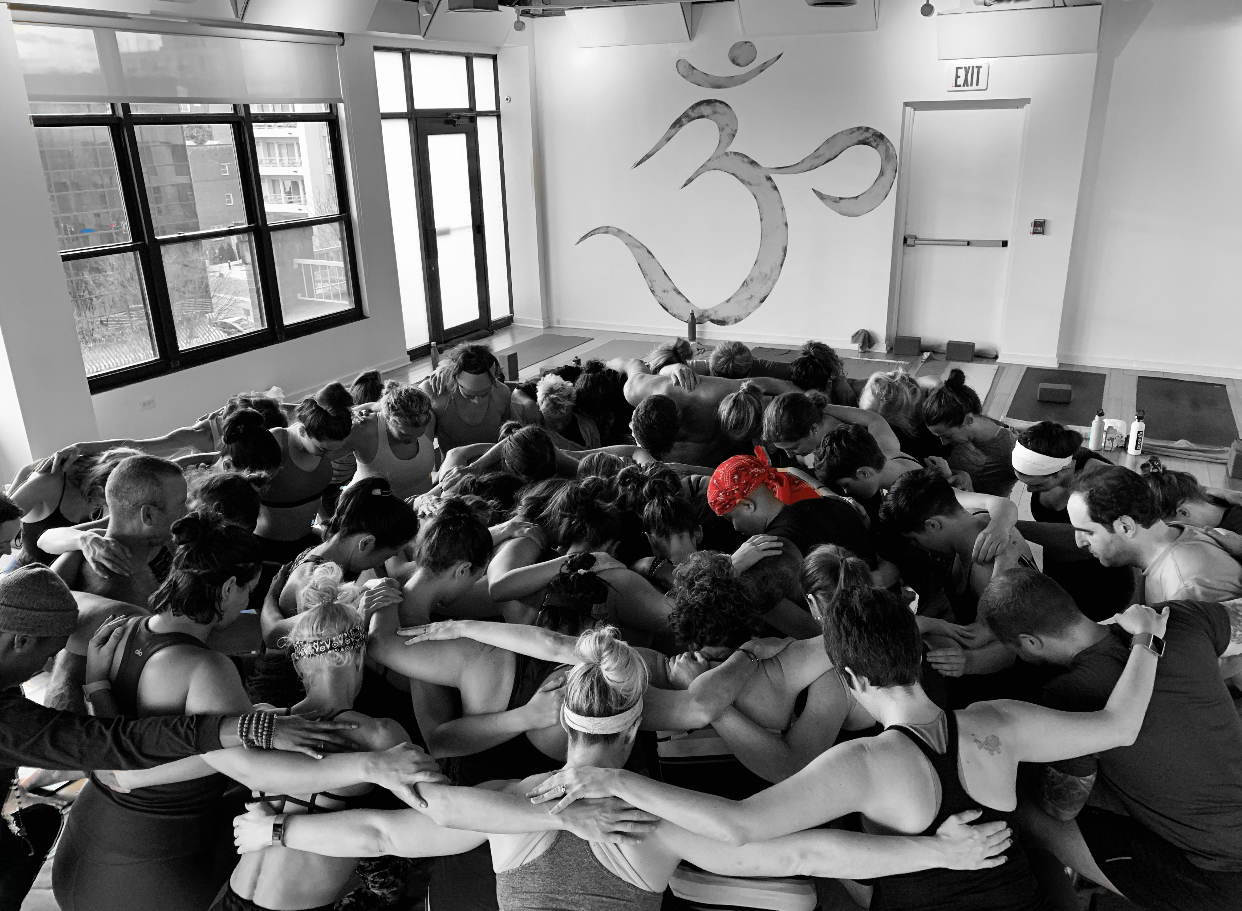 “We all come together drop to a knee and call in something greater than ourselves. We will win and find our way to peace.”