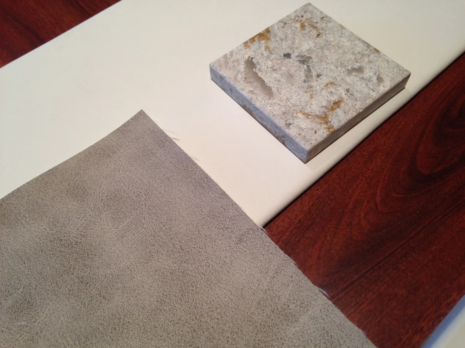 The colour palette for our interior.