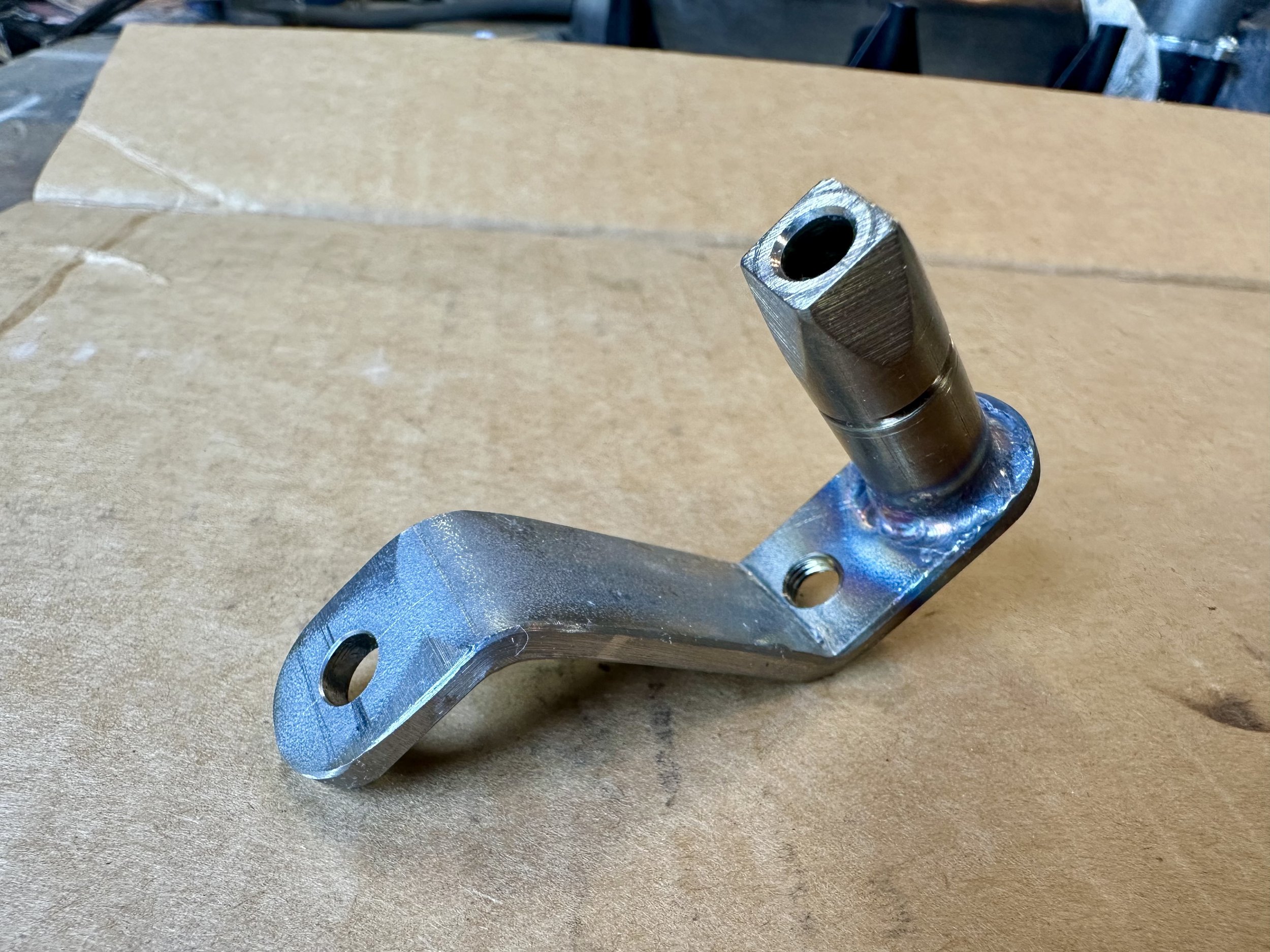   The part after being fully welded.  