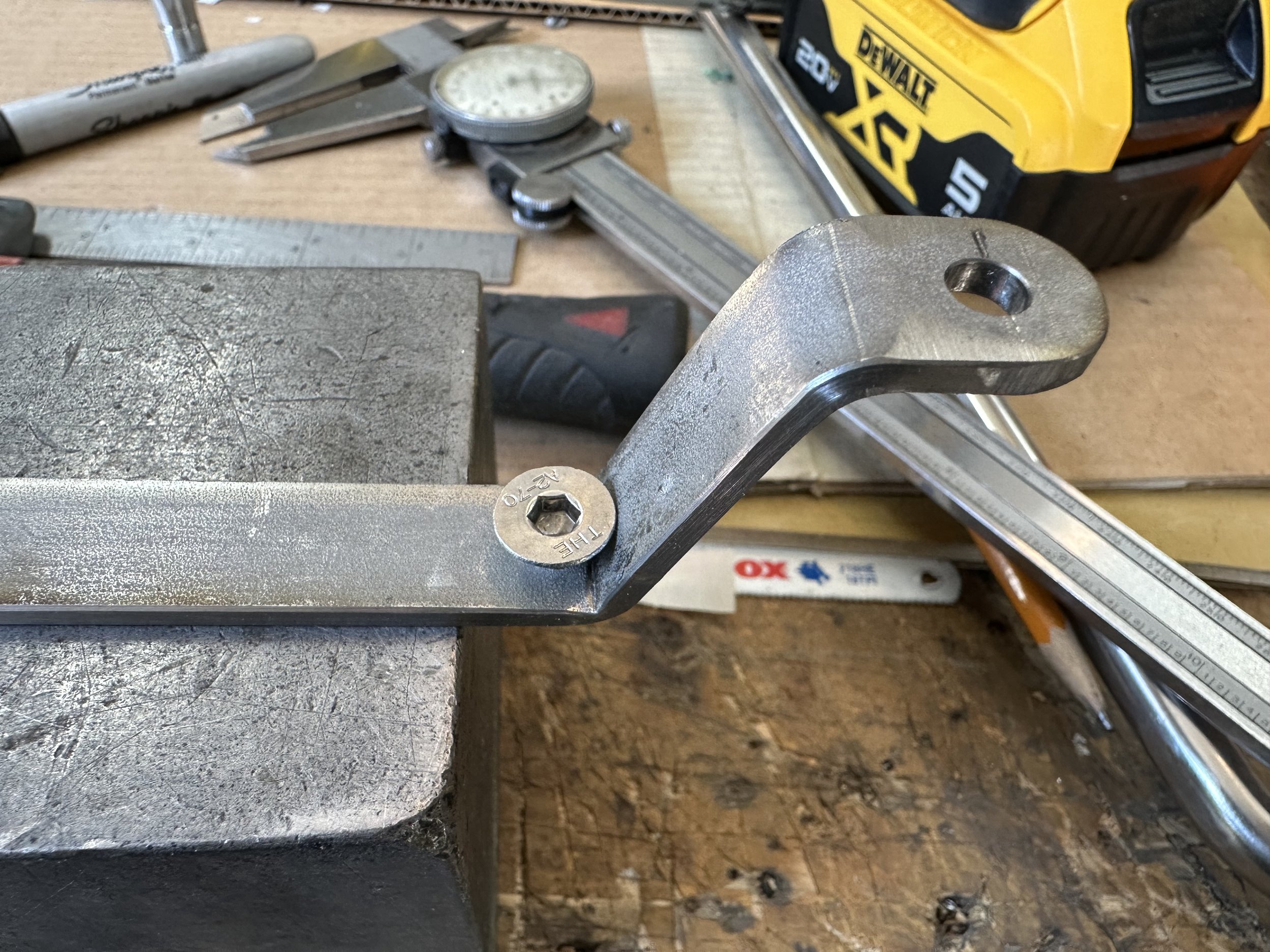  This shows the screw in place. This side acts as the spring retainer. 