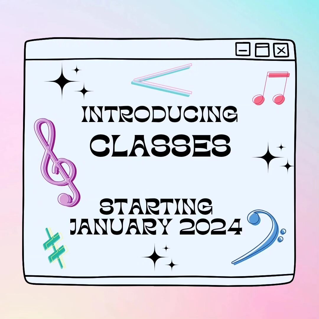 I'm excited to introduce some classes this next year that I've designed to bridge the gap between youtube video tutorials, that can't answer questions or give feedback on real progress &amp; fully individualized lessons that may feel like a bigger st