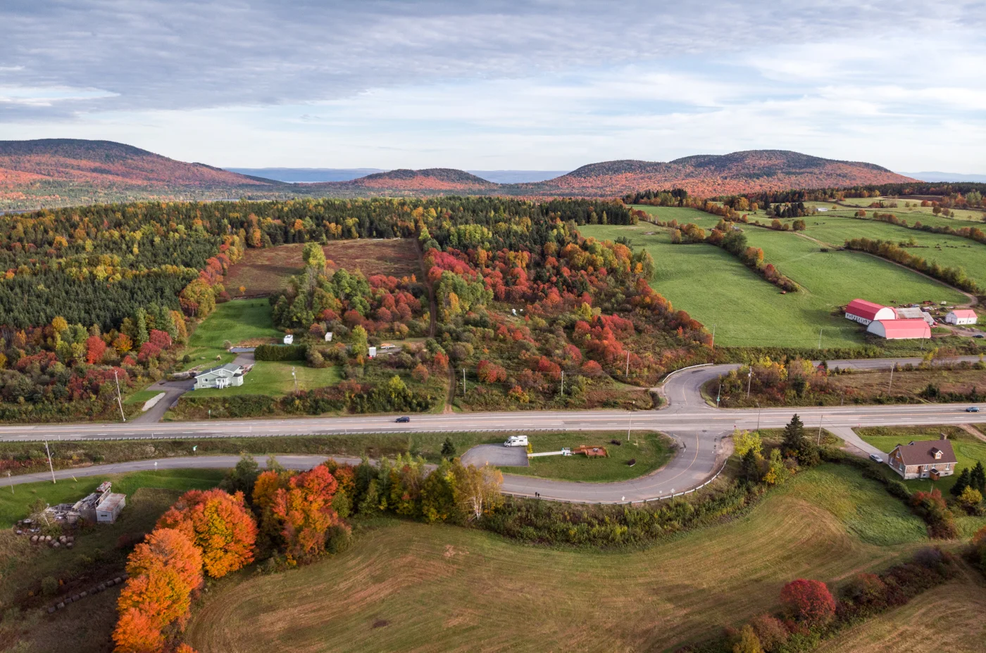 Our Class C has been the perfect RV for roadtripping. We have been on some amazing scenic drives with our trusty Trend. If you look closely, you can spot it in the middle of this picture!