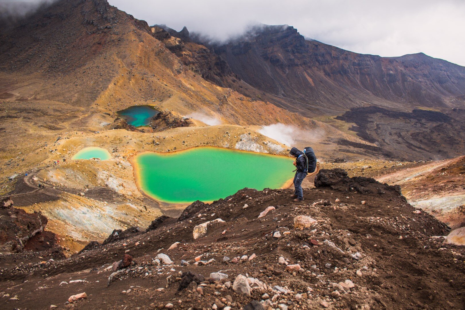 Day 1: The Emerald Lakes and Tongariro Crossing