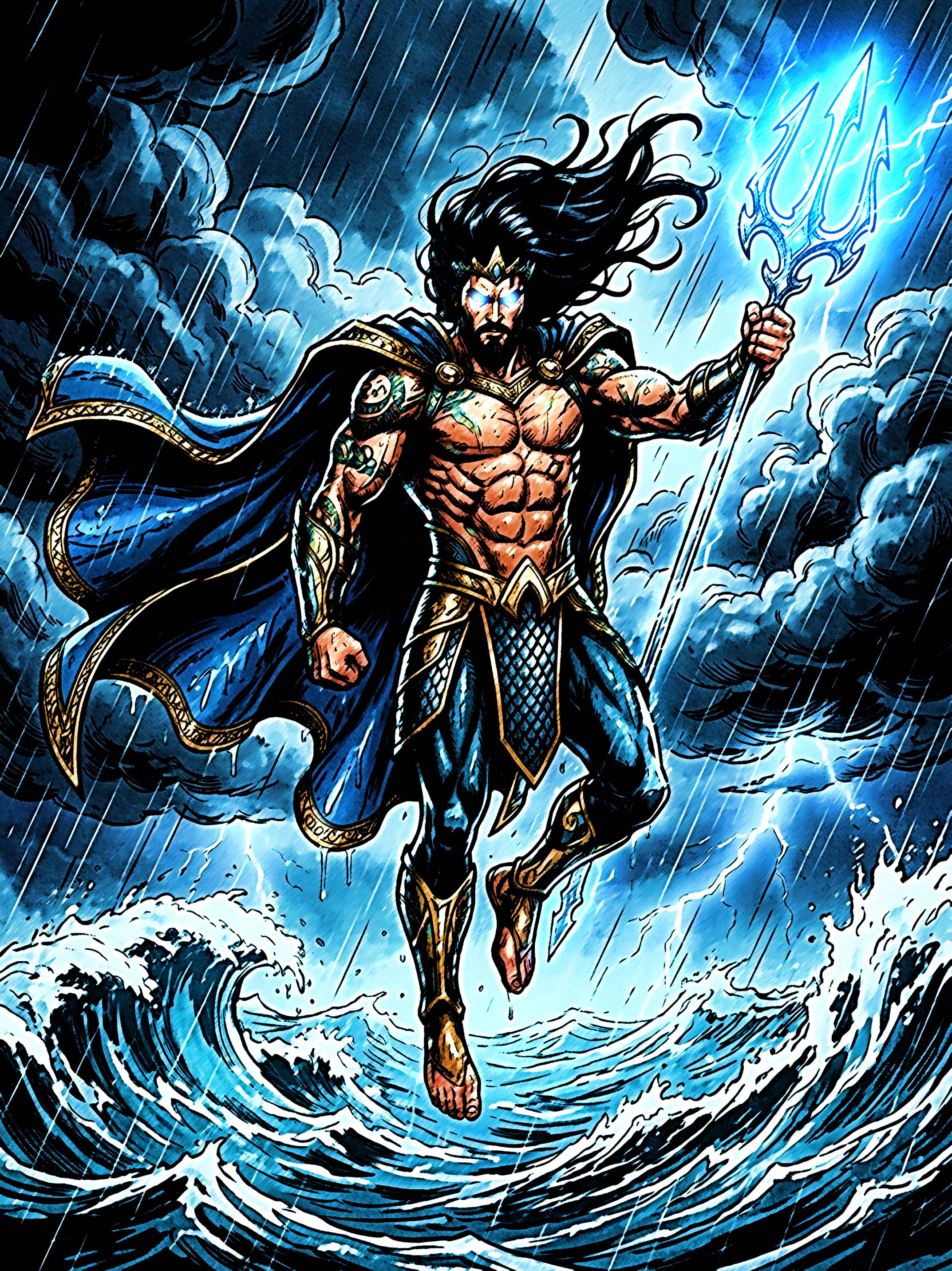 Concept Art of Kular The Aqua-Barbarian