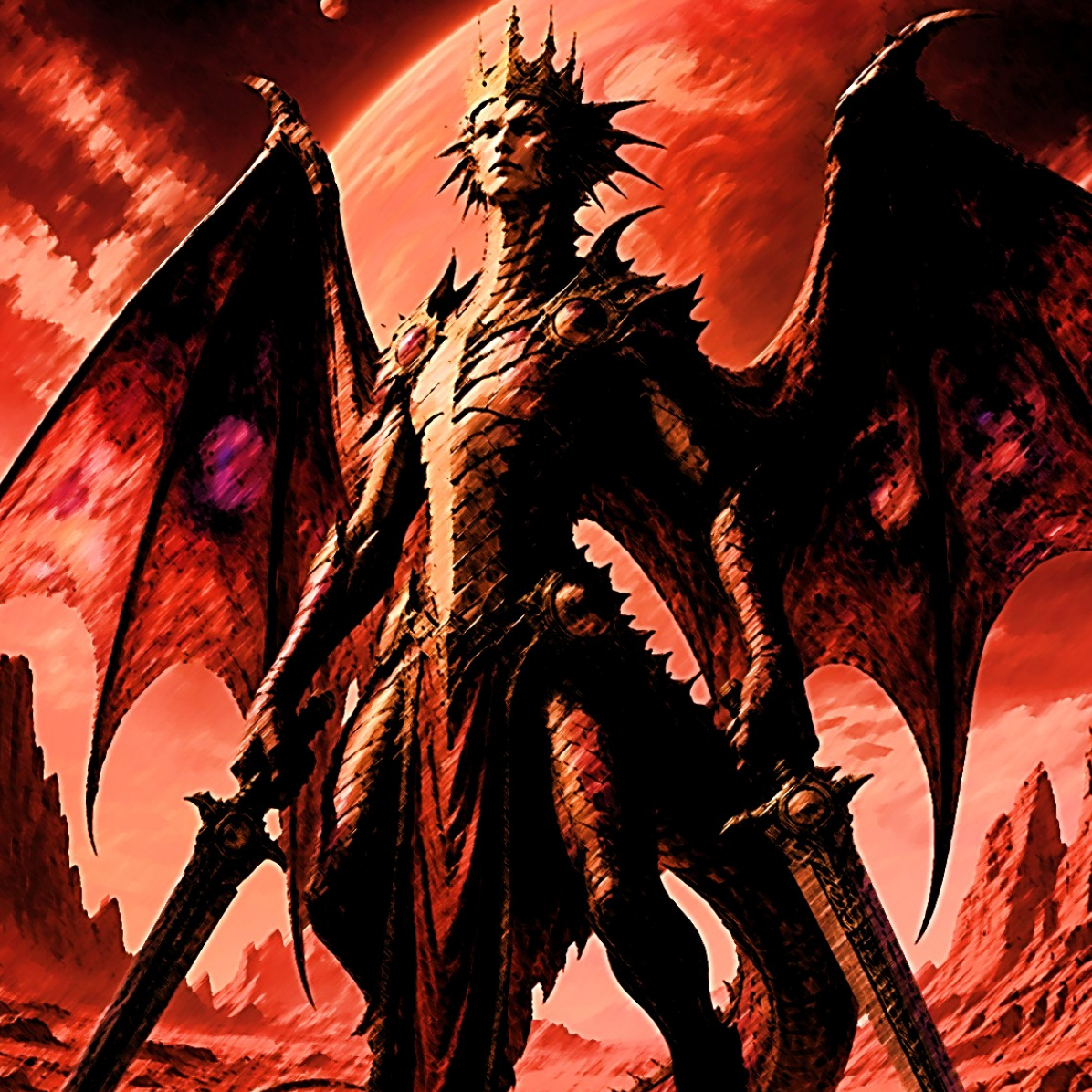 Concept art of The Wyvern King