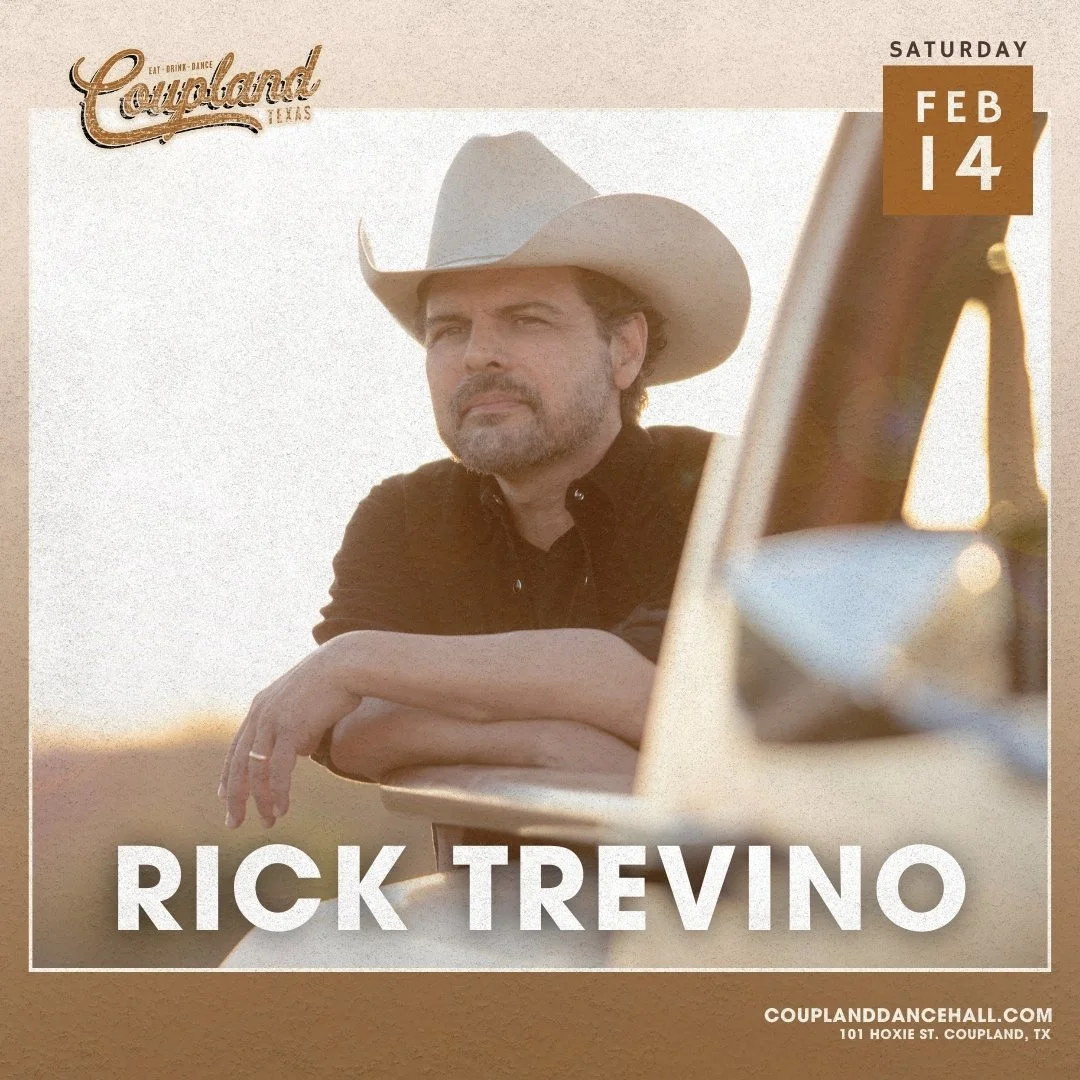 Rick Trevino &amp; Valentine's Dinner - Saturday, 2/14