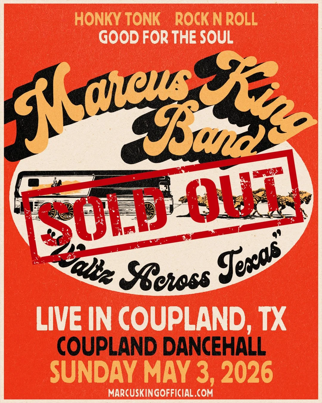 Marcus King Band - Sunday 5/3/26