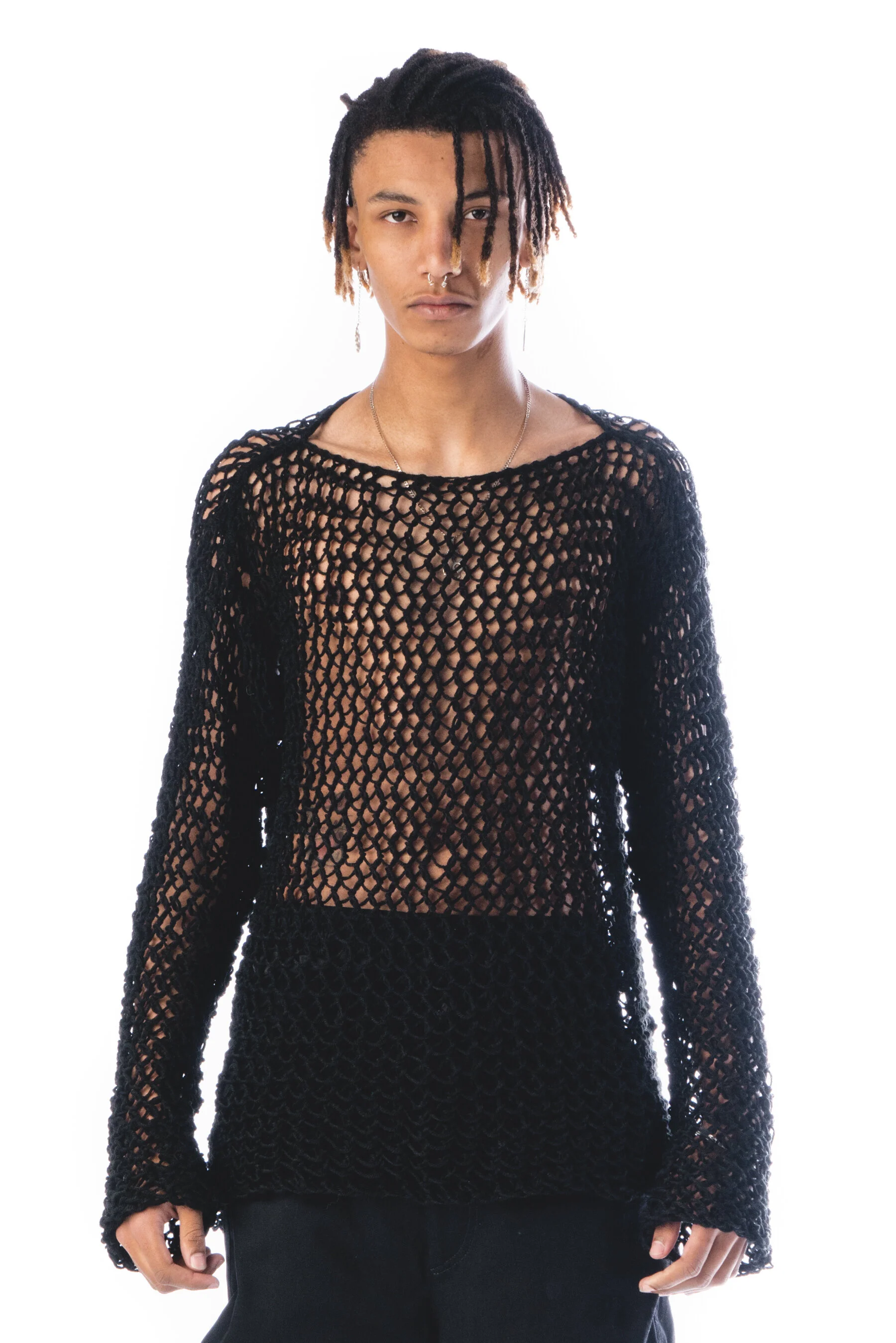 Knitted Chain Mail Sweater