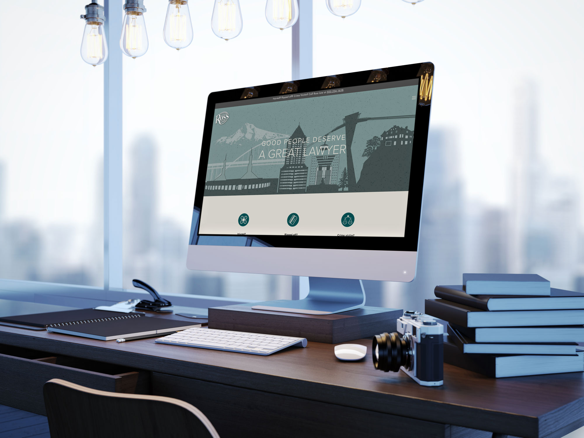 Ross Law PDX - one of my favorite attorney websites I've designed on Squarespace: rosslawpdx.com