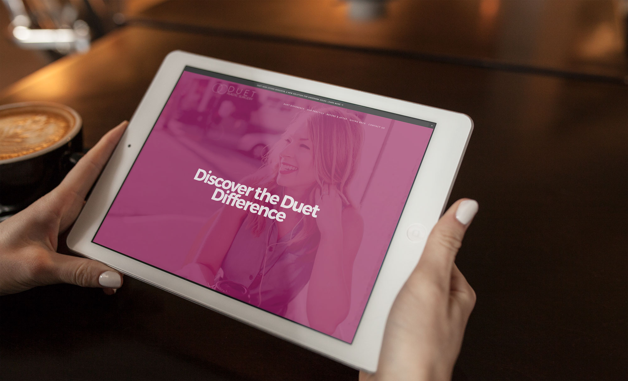 Duet Plastic Surgery Squarespace Website Redesign