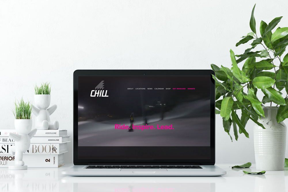 The new chill.org, designed by Sarah Moon + Co (SarahMoon.net).
