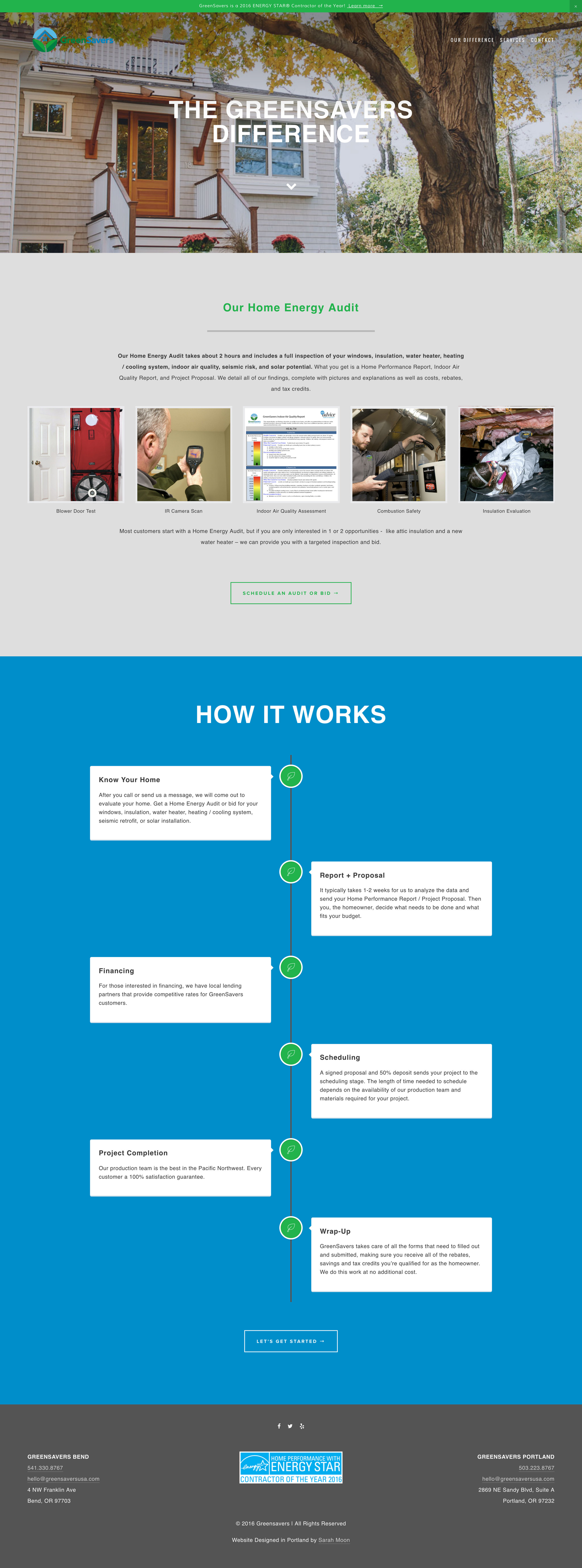 The GreenSavers Difference - Dynamic Timeline