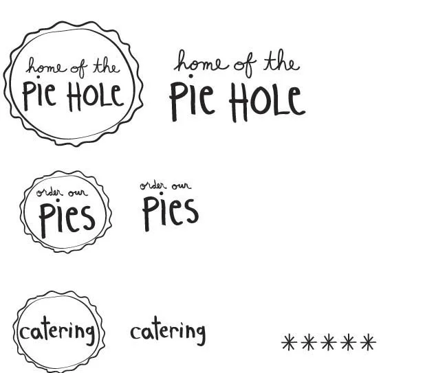 Lettering by Melissa Averinos .