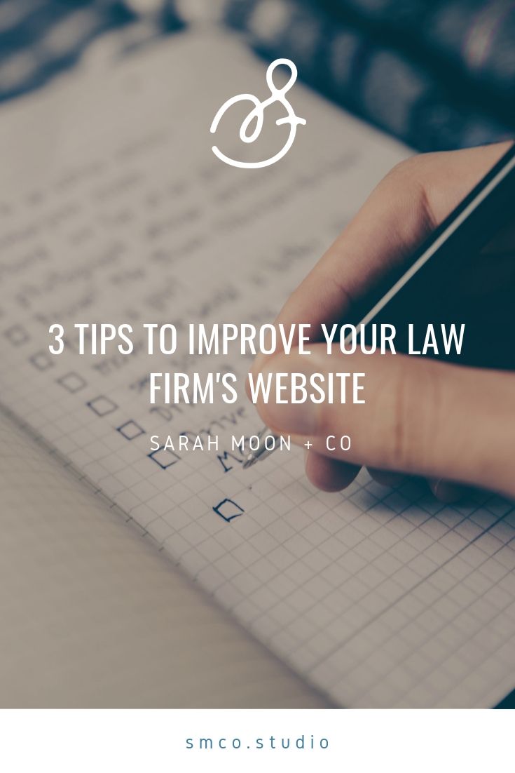 Three easy ways to improve your law firm’s website.