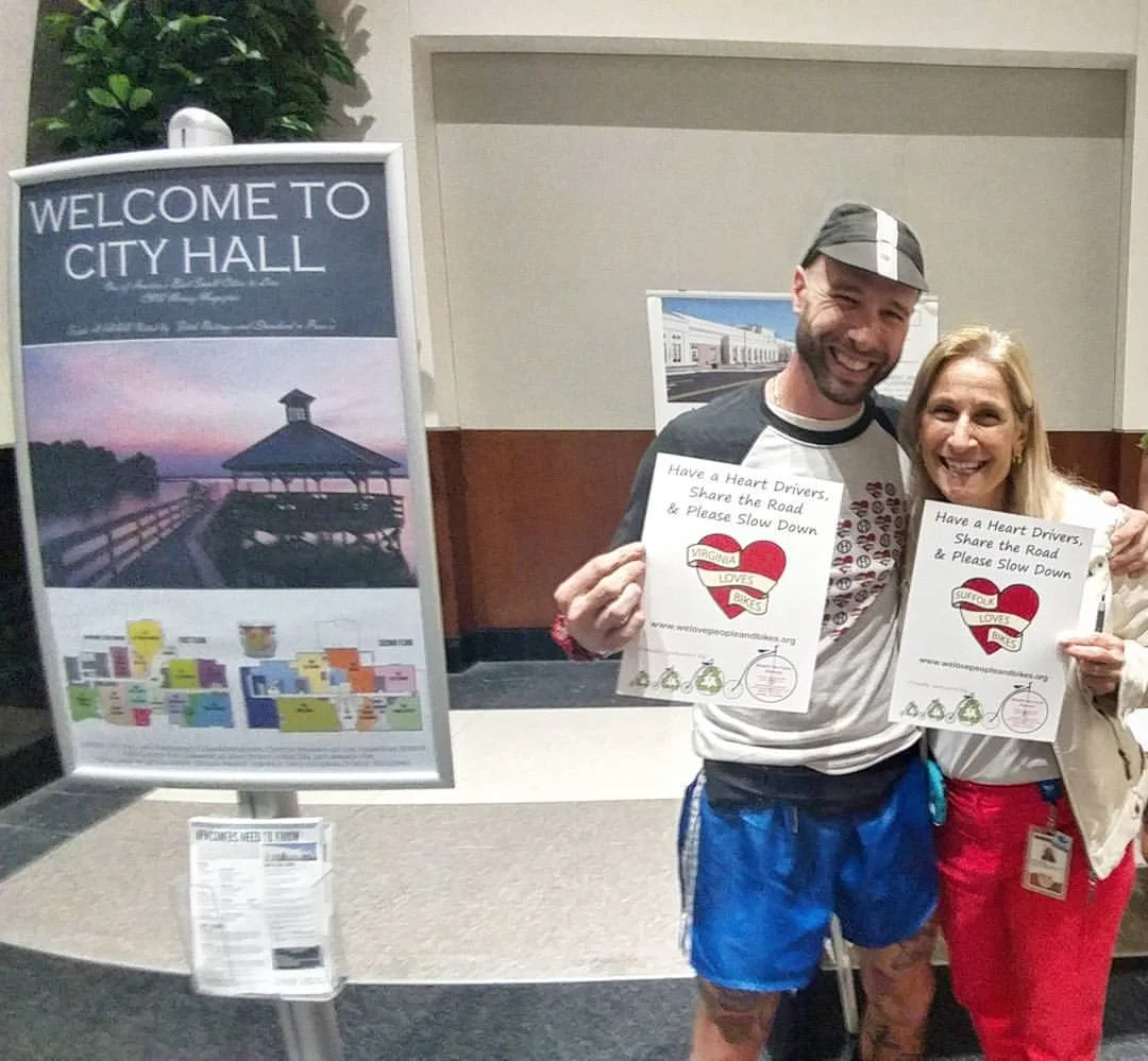Have a heart, Share the Road, & Please slow down Cycle-ogically change people's mindset about our connection to bikes in the community