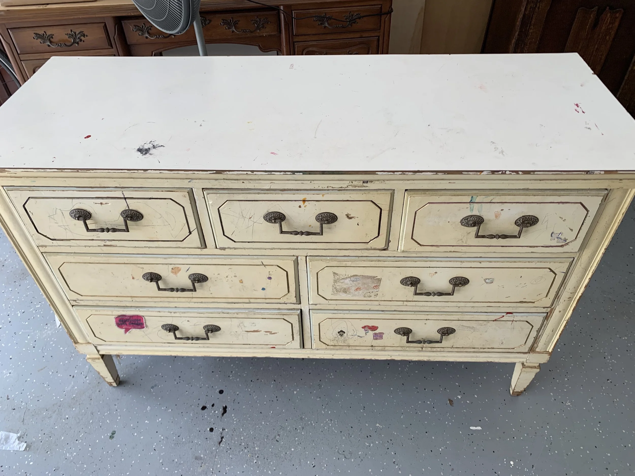 Dixie Dresser Makeover Texas Provincial