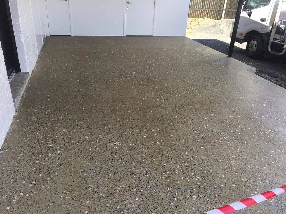 What is Honed concrete?