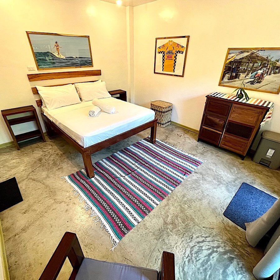 Opening promos on now!
*10% off direct bookings 
*additional 10% off stays over 7 nights 
Check us out on www.surfsiargao.com 
Or for rates & availability check the link below 
https://hotels.cloudbeds.com/reservation/JsnrEA