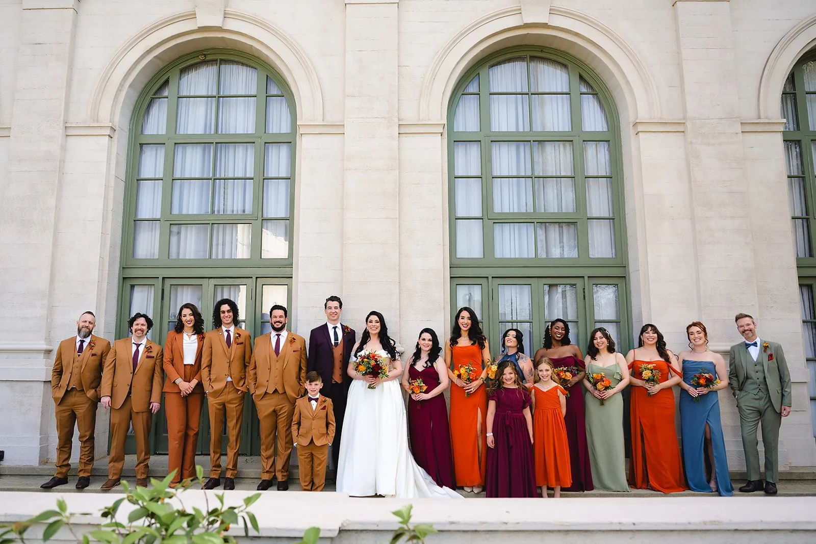 wedding party at ebell Los Angeles