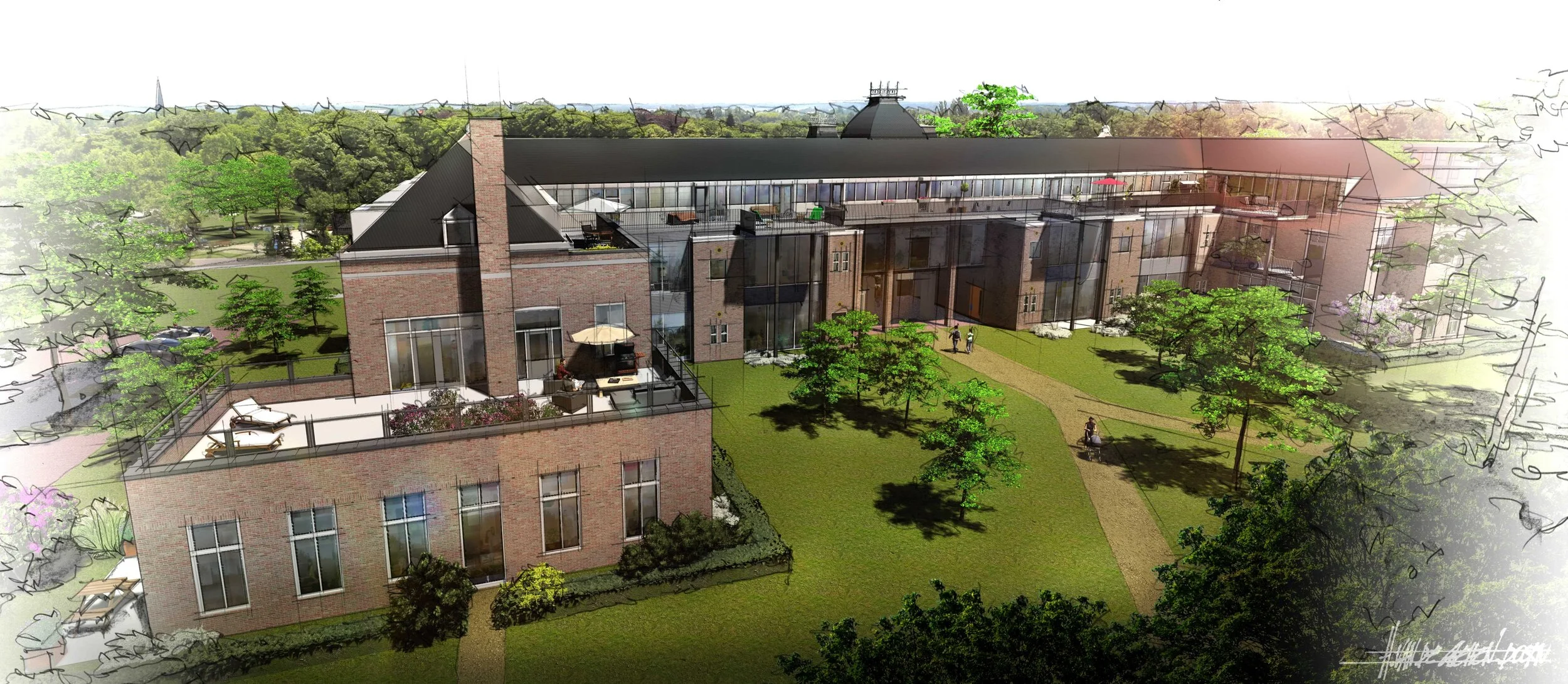 Residentie Antonius achtergevel links