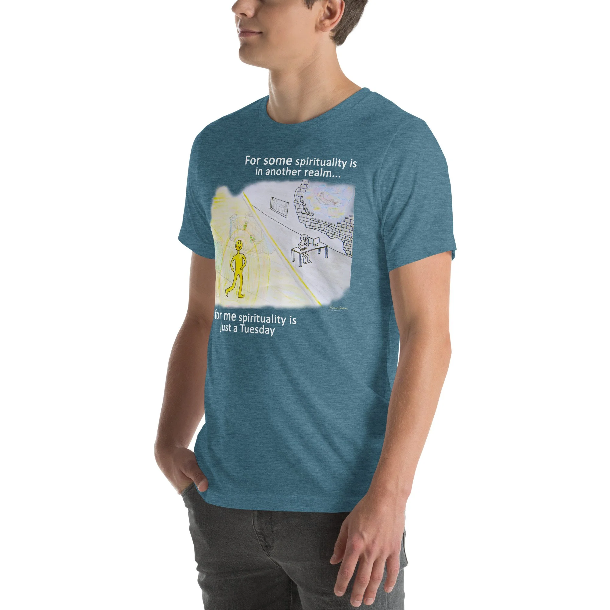 unisex-staple-t-shirt-heather-deep-teal-left-front-66b3b54ab36e1.jpg