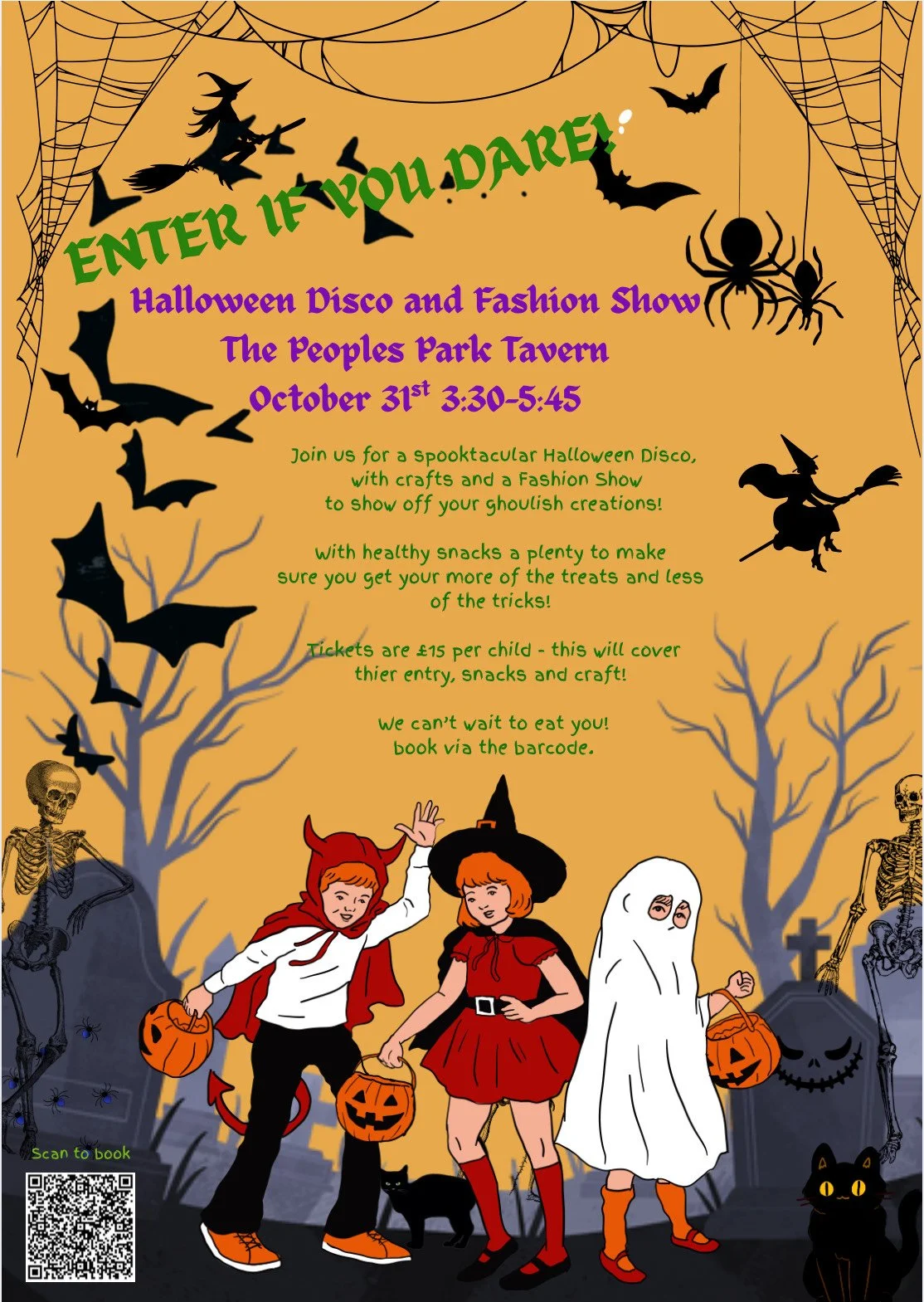 Children's Halloween Disco, Fashion Show and Craft