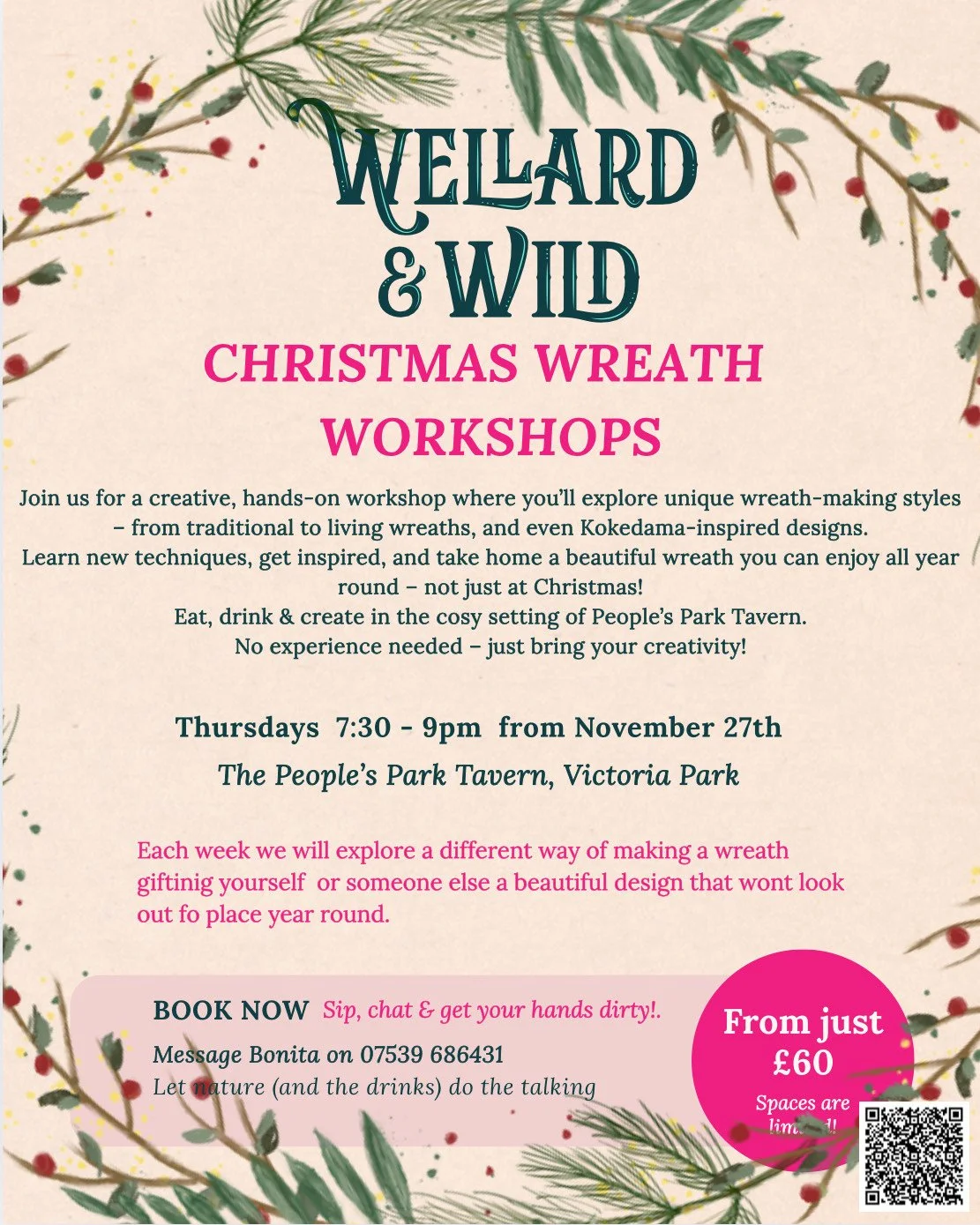 Christmas Wreath Workshop